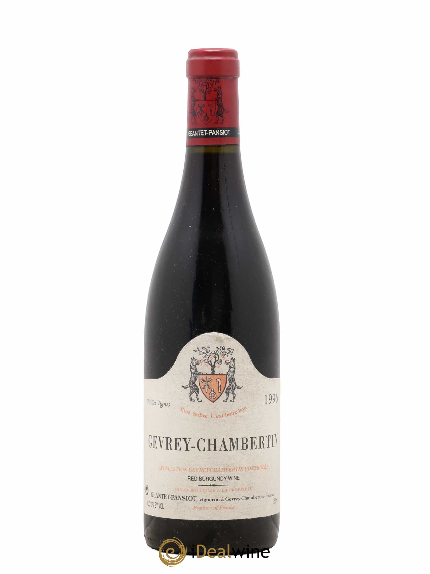 Gevrey-Chambertin Geantet-Pansiot 1996 - Lot de 1 bouteille - 0