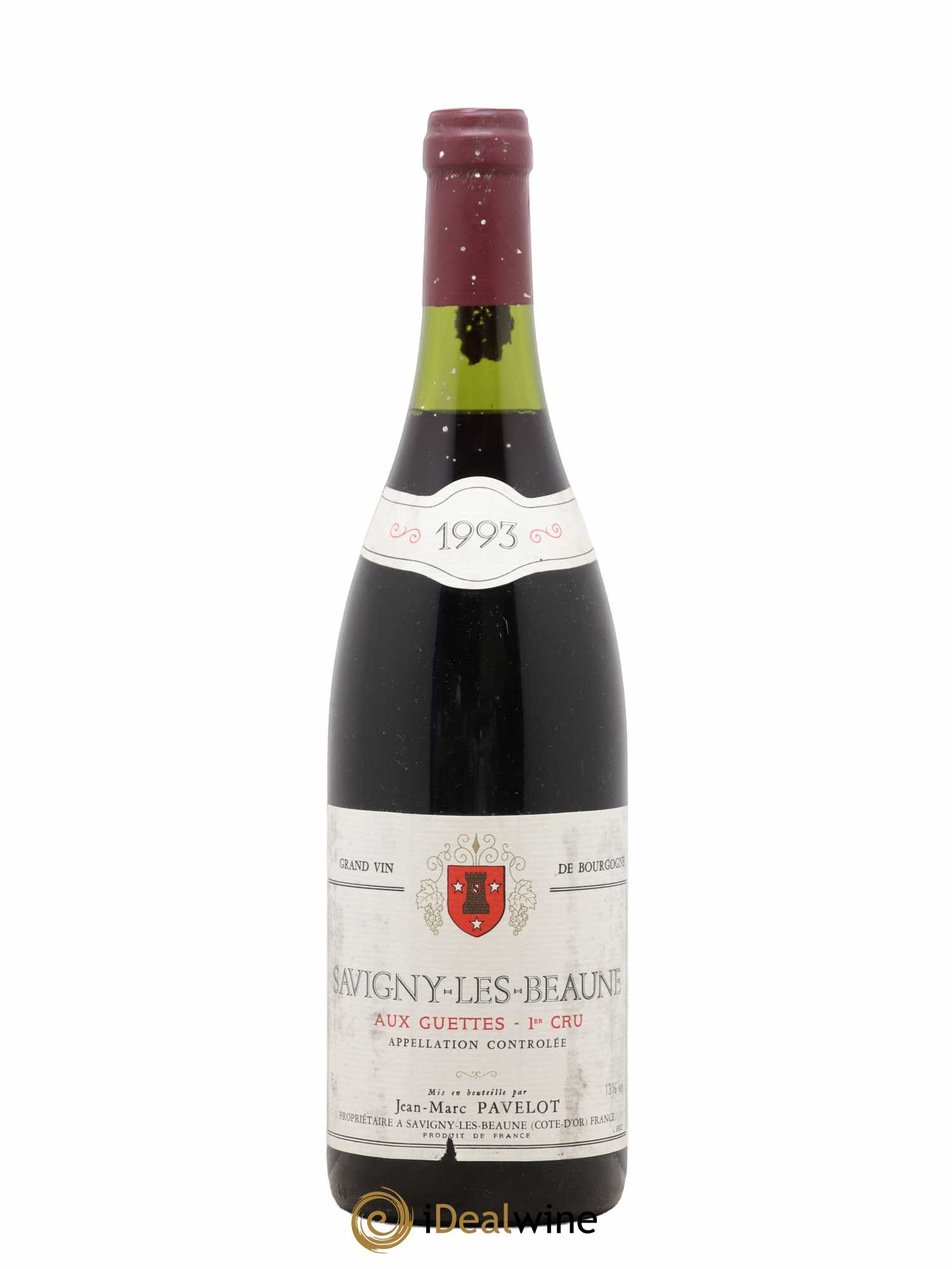 Savigny-lès-Beaune Aux Guettes Pavelot 1993 - Lot de 1 bouteille - 0