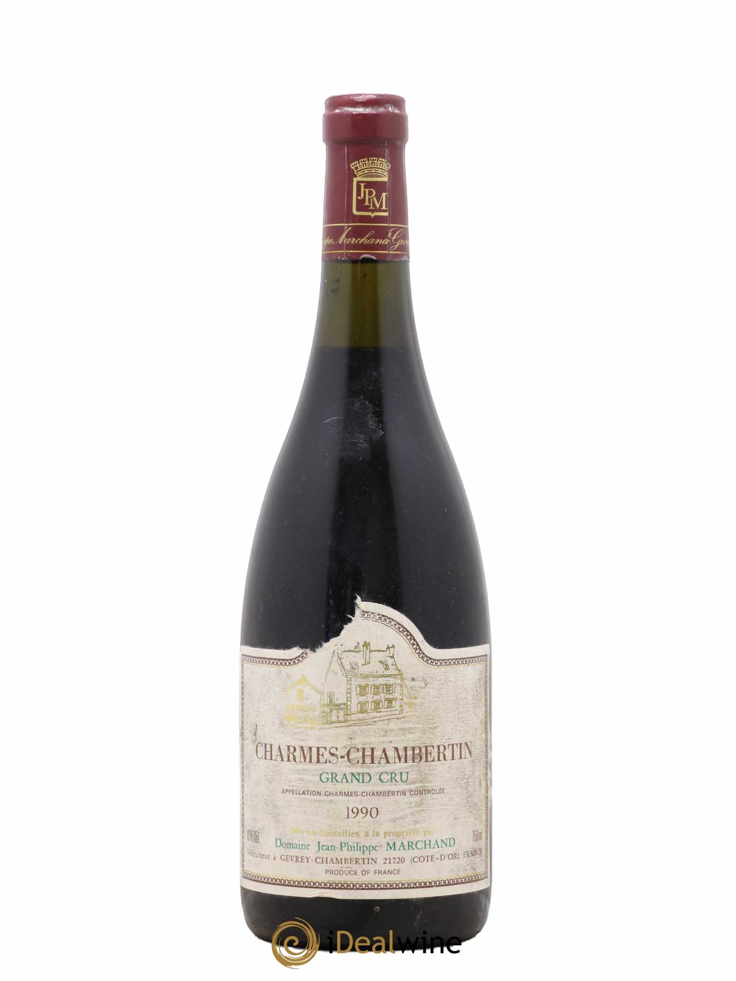 Charmes-Chambertin Grand Cru Jean Philippe Marchand 1990 - Lot de 1 bouteille - 0
