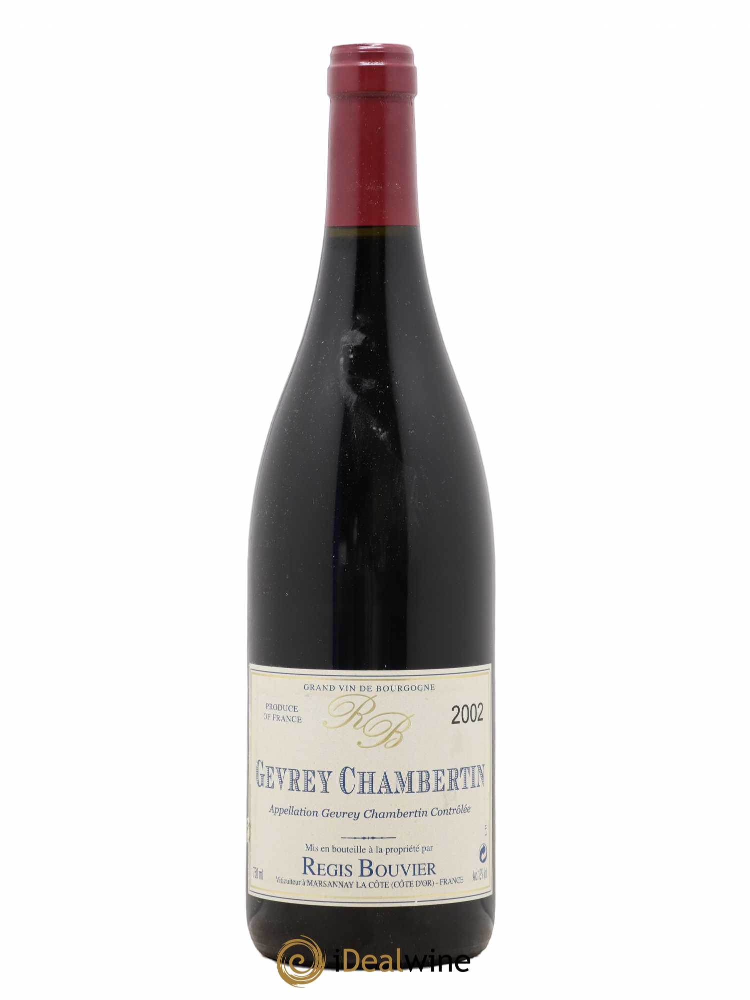 Gevrey-Chambertin Régis Bouvier 2002 - Lot de 1 bouteille - 0