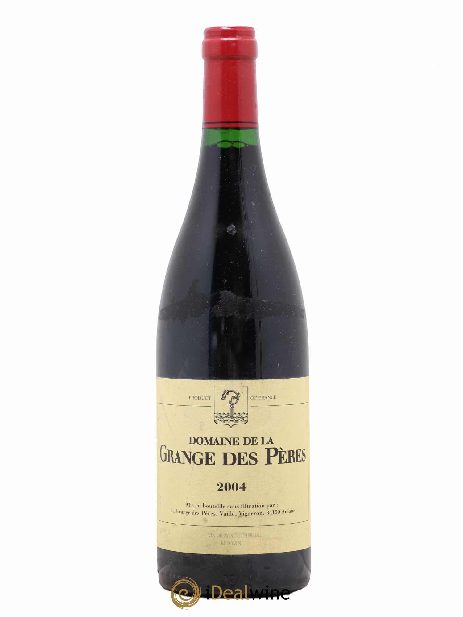 Pays d'Hérault Grange des Pères Laurent Vaillé 2004 - Lot de 1 bouteille - 0