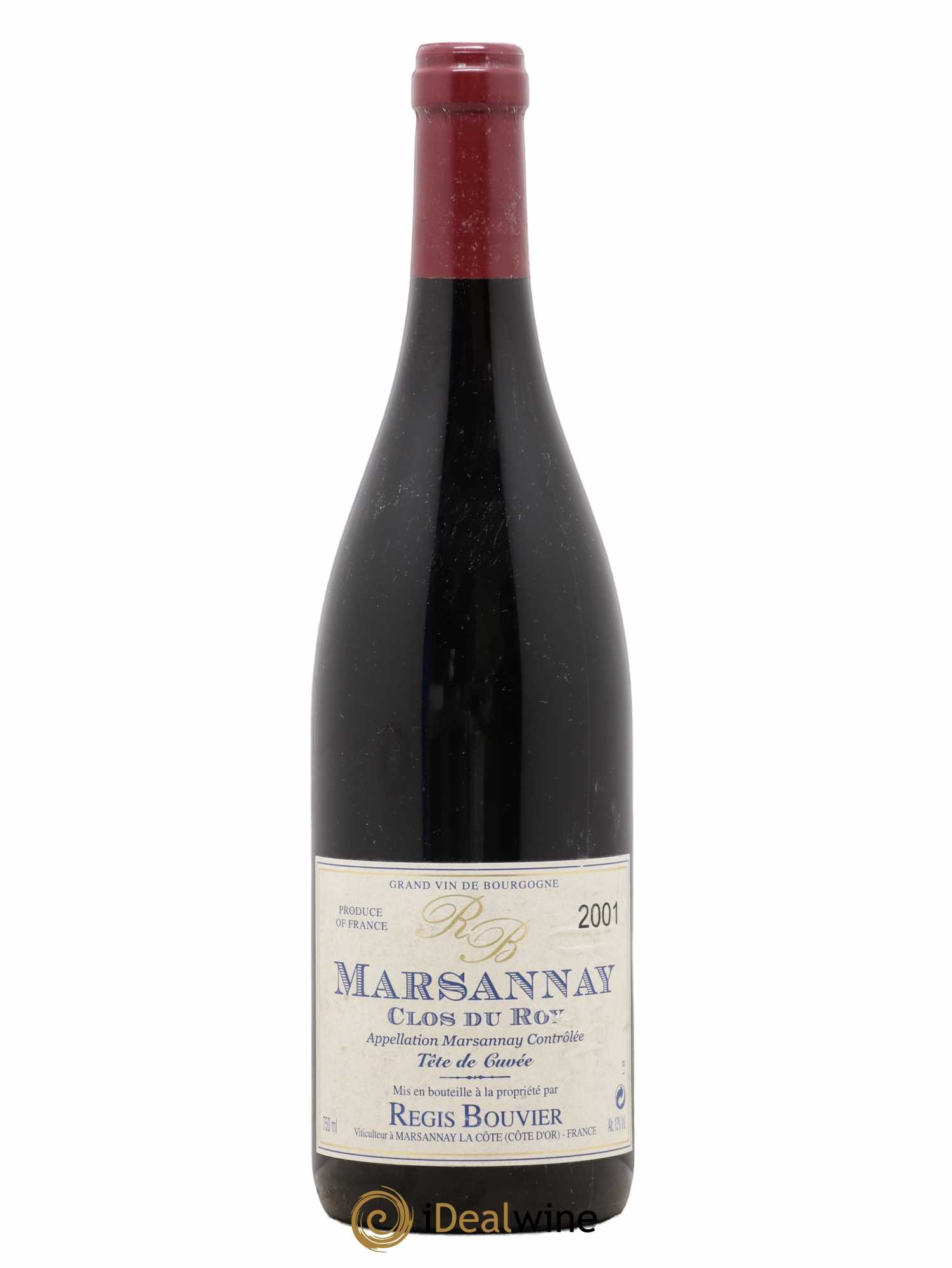 Marsannay Clos du Roy Tête de cuvée Régis Bouvier 2001 - Posten von 1 Flasche - 0