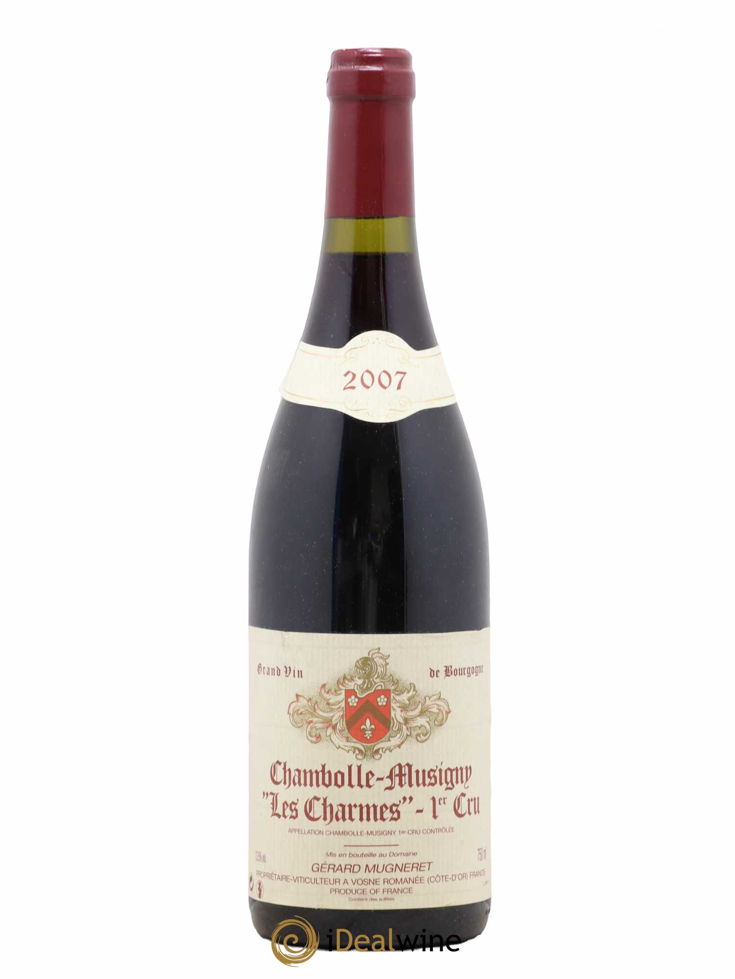 Chambolle-Musigny 1er Cru Les Charmes Gérard Mugneret 2007 - Lot de 1 bouteille - 0