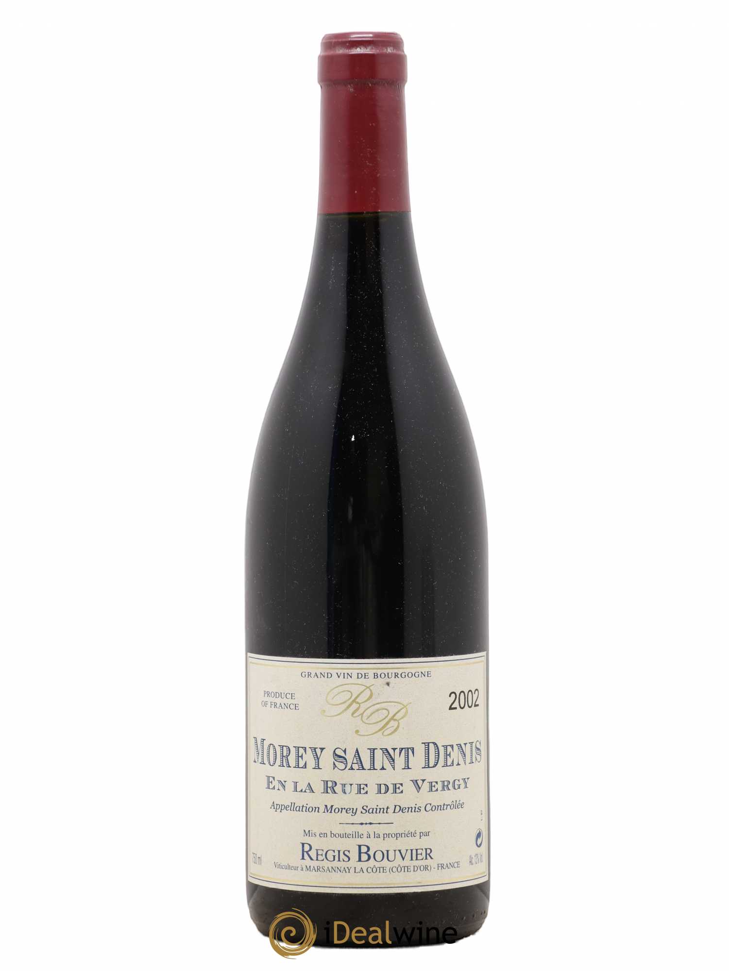 Morey-Saint-Denis 1er Cru En La Rue de Vergy Régis Bouvier 2002 - Lot de 1 bouteille - 0