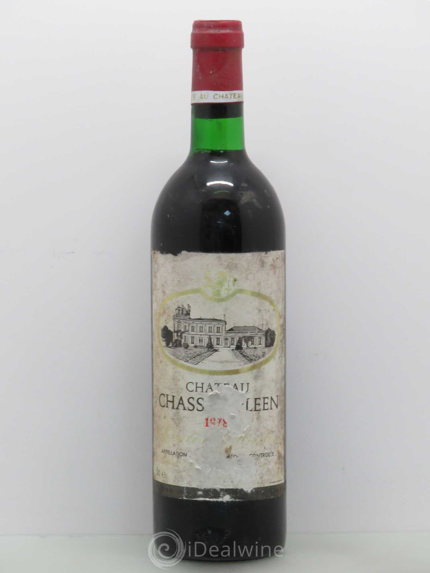Château Chasse Spleen 1978 - Lot de 1 bouteille - 0