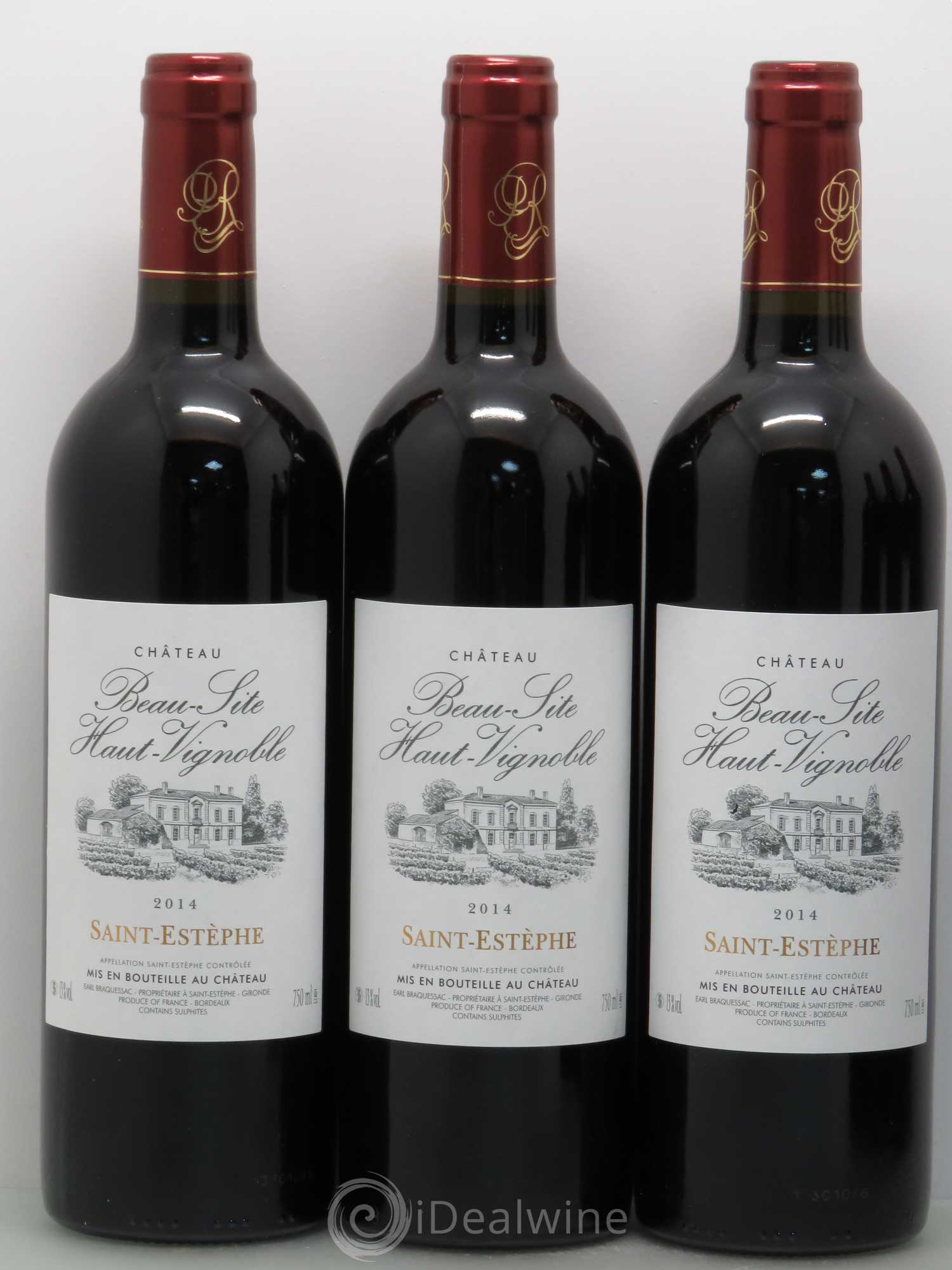 Château Beau Site Haut Vignoble Cru Bourgeois 2014 - Lot de 6 bouteilles - 1