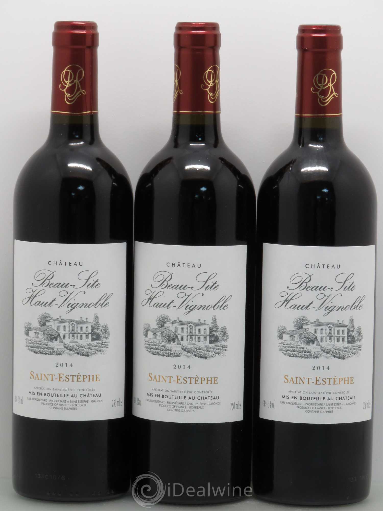 Château Beau Site Haut Vignoble Cru Bourgeois 2014 - Lot de 6 bouteilles - 2