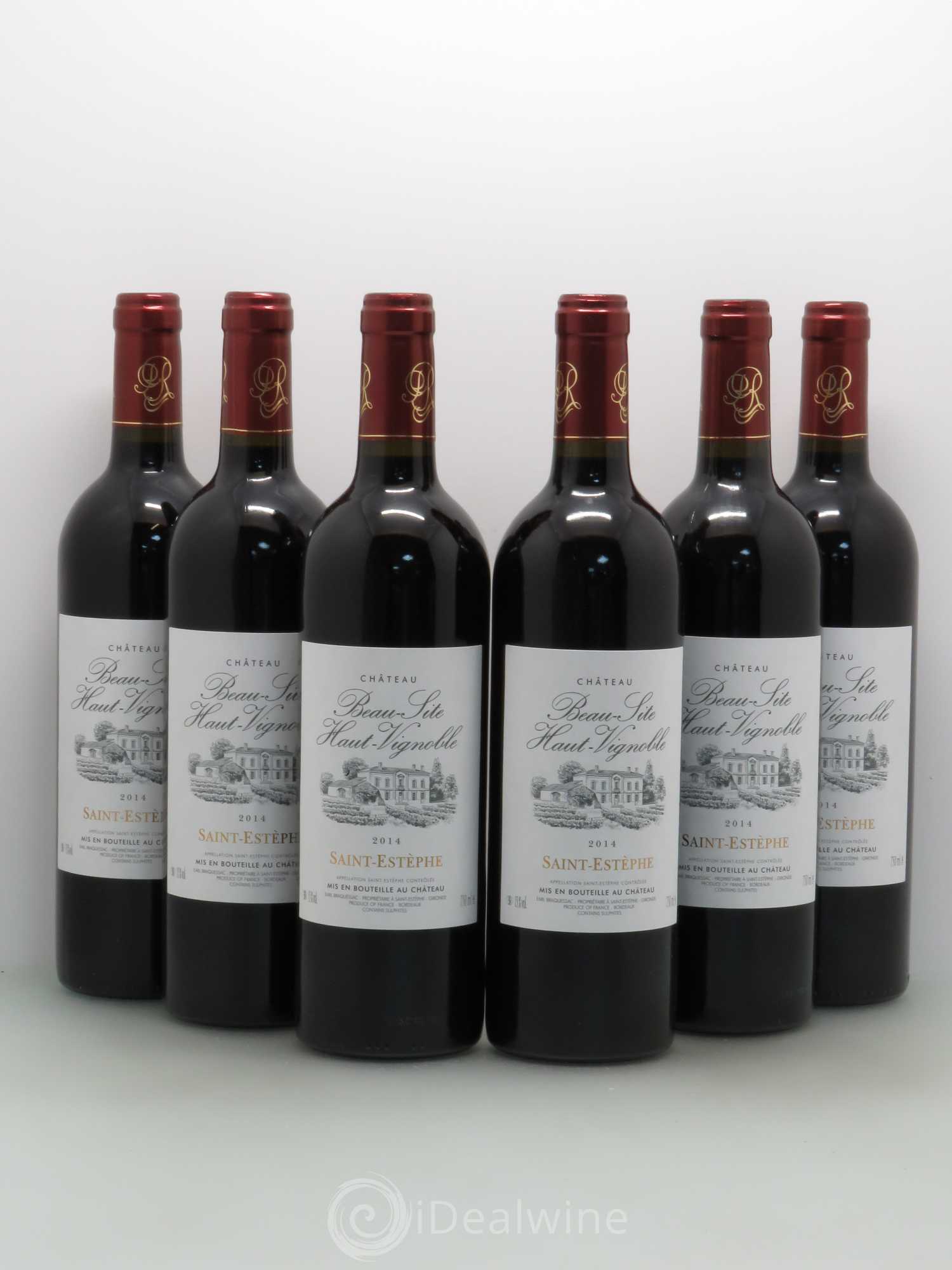 Château Beau Site Haut Vignoble Cru Bourgeois 2014 - Lot de 6 bouteilles - 0