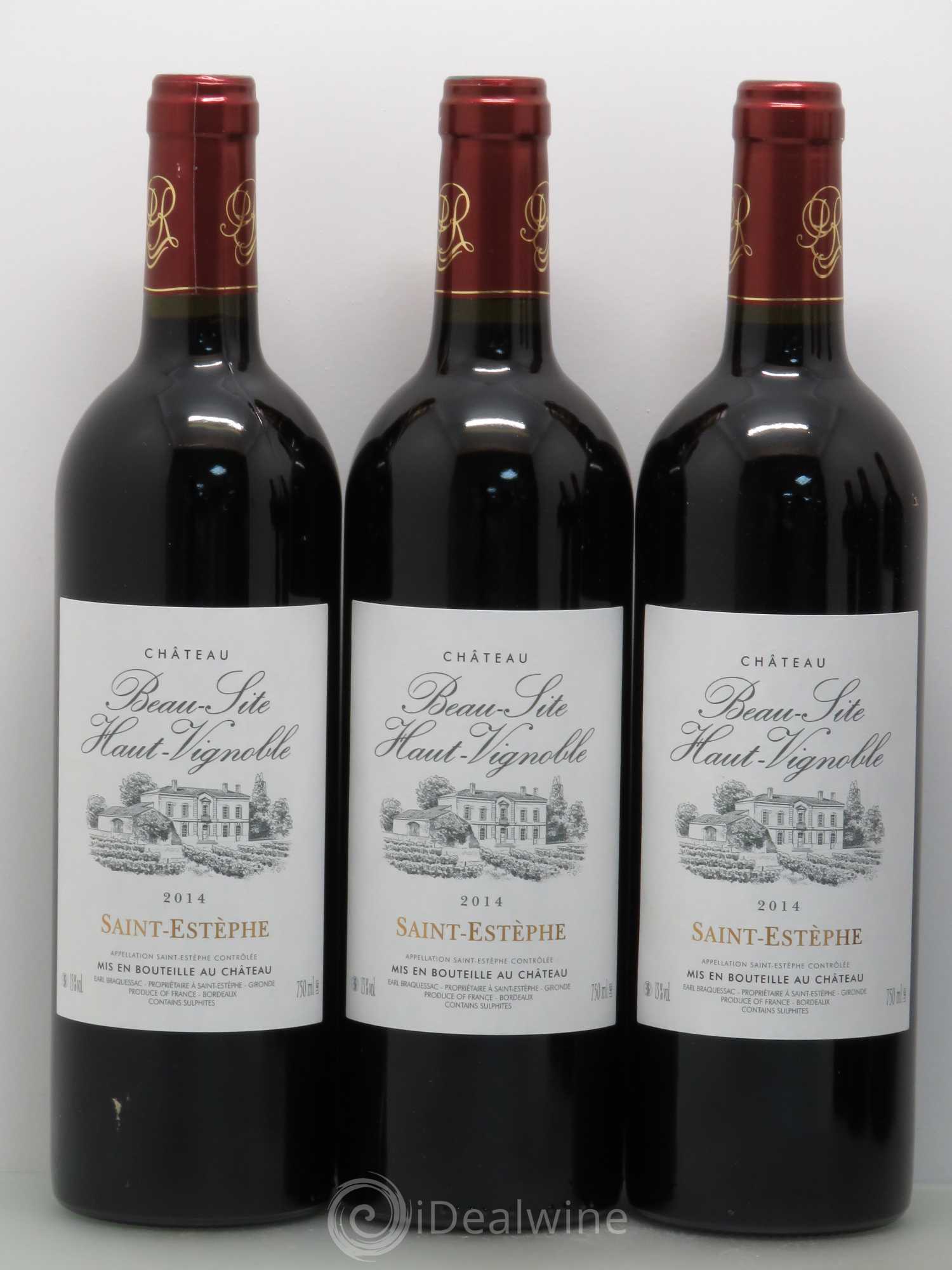 Château Beau Site Haut Vignoble Cru Bourgeois 2014 - Lot de 6 bouteilles - 1