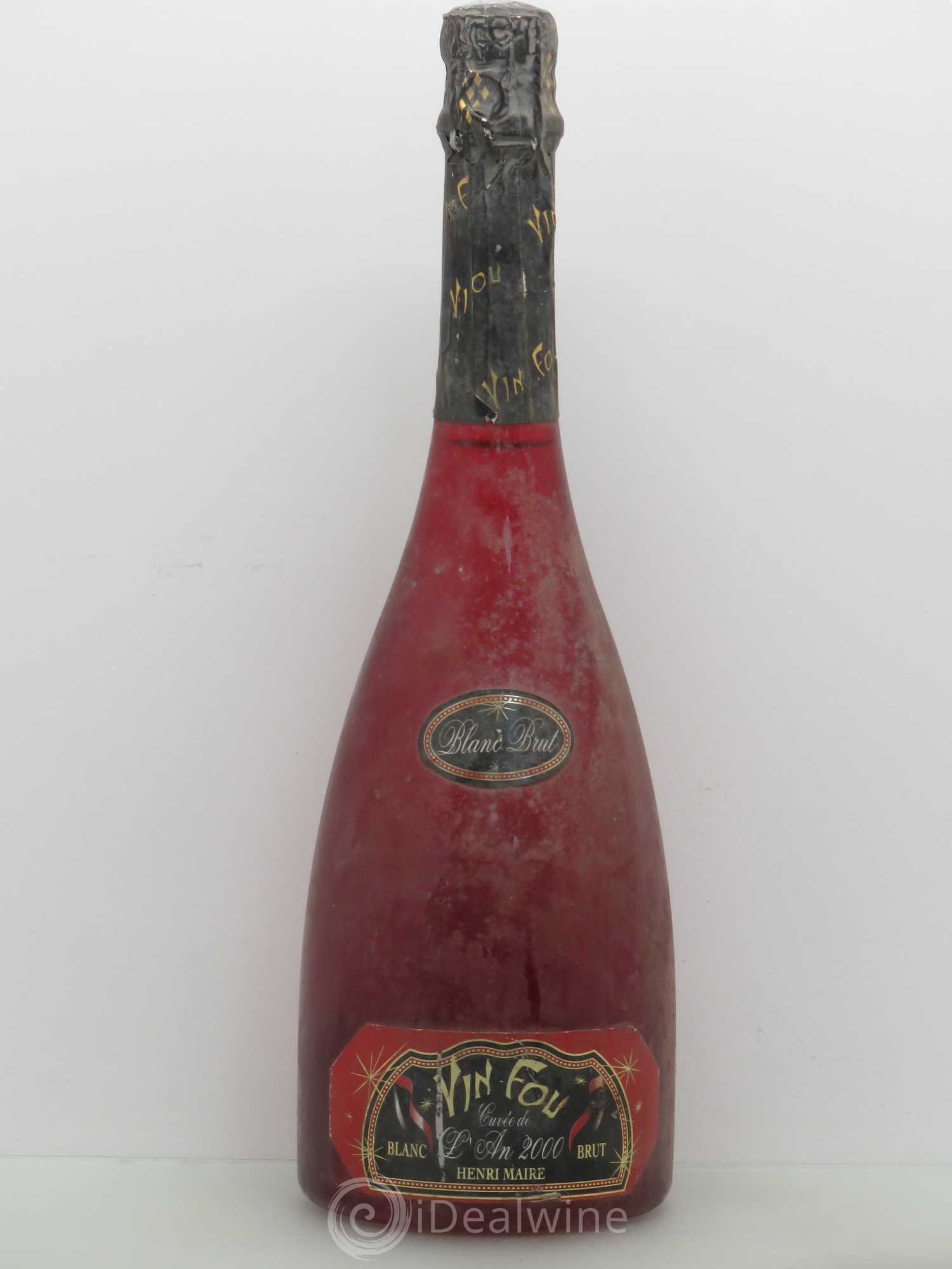 Divers Henri Maire Vin Fou Cuvée de l'an 2000 Blanc de Blancs - Posten von 1 Flasche - 0
