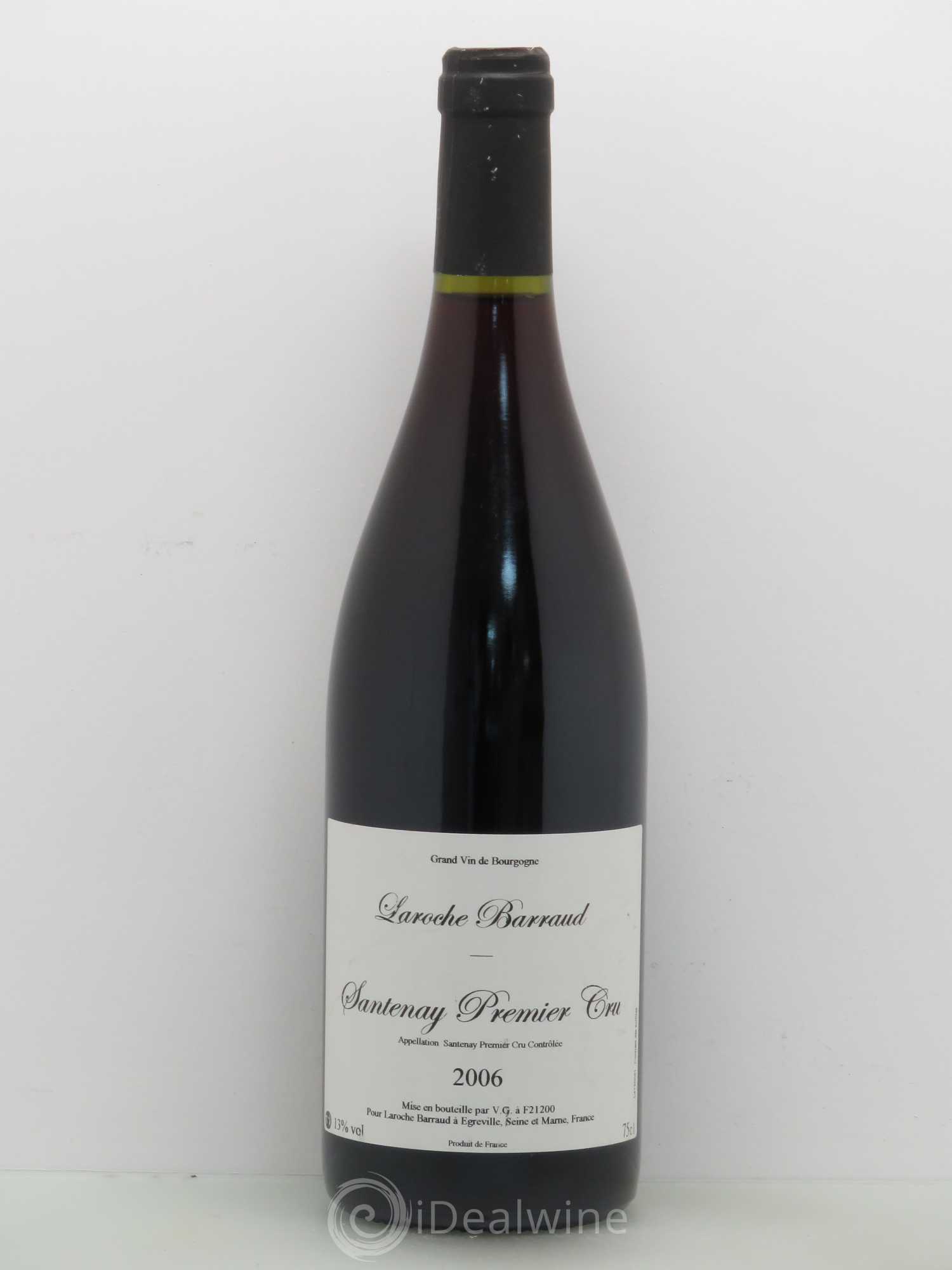 Santenay 1er Cru Larroche Barraud 2006 - Lot de 1 bouteille - 0