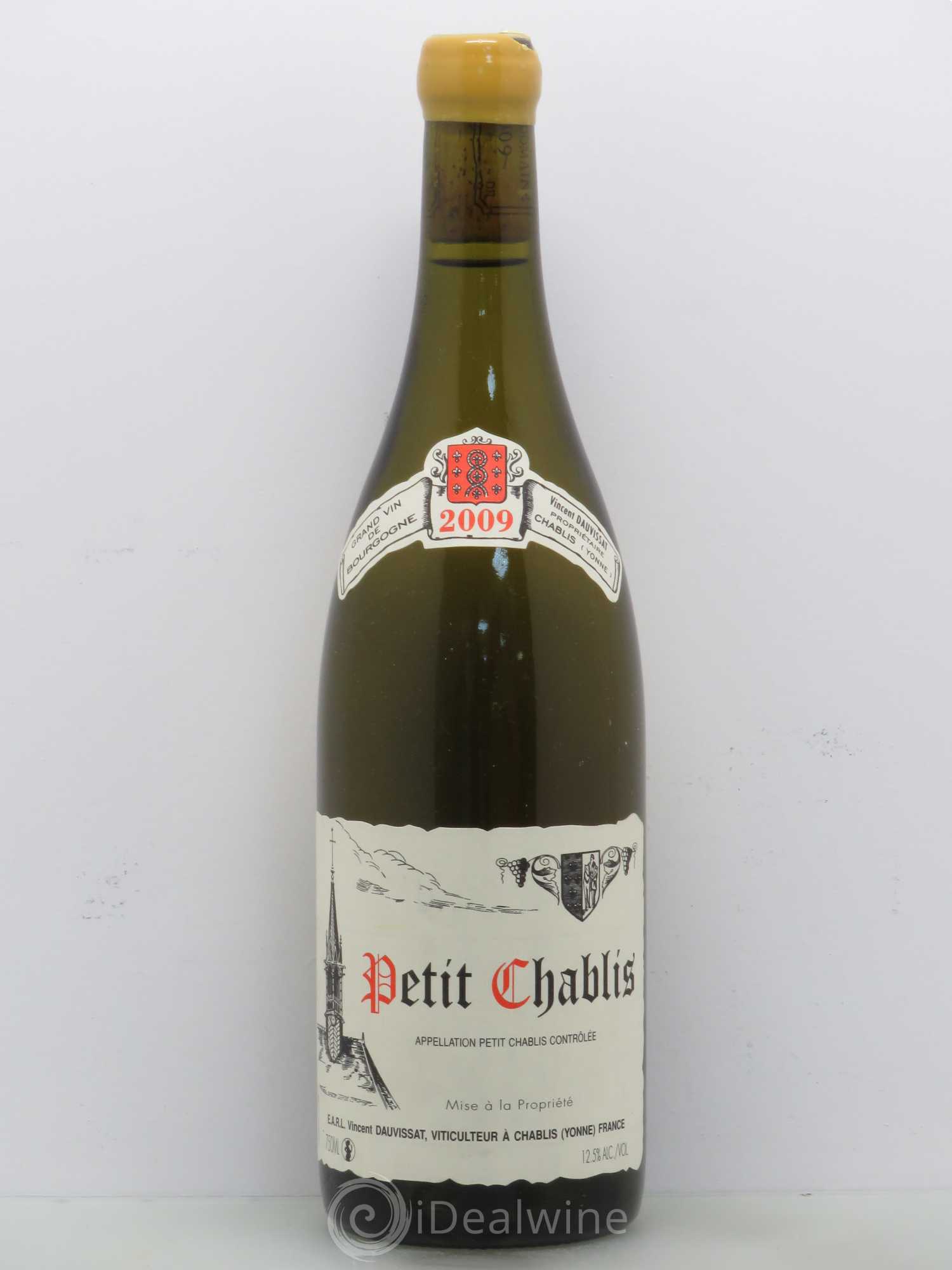 Petit Chablis Rene & Vincent Dauvissat 2009 - Posten von 1 Flasche - 0