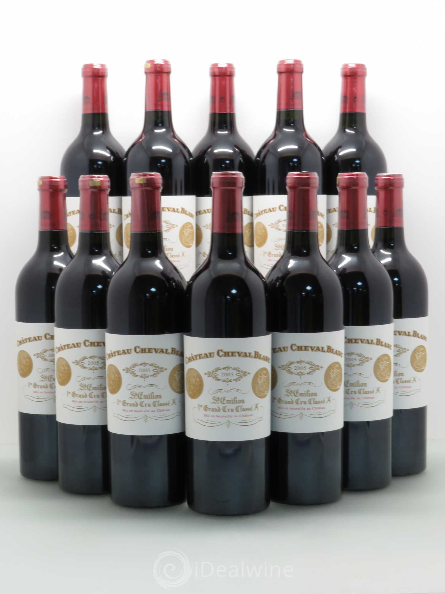 Château Cheval Blanc 1er Grand Cru Classé A 2005 - Lot de 12 bouteilles - 0