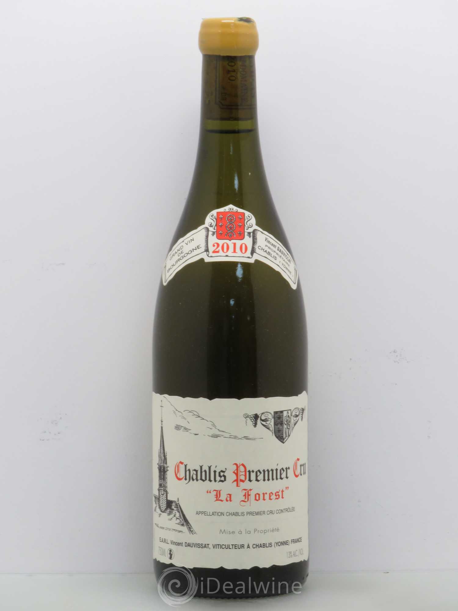 Chablis 1er Cru La Forest Vincent Dauvissat (Domaine) 2010 - Lot de 1 bouteille - 0