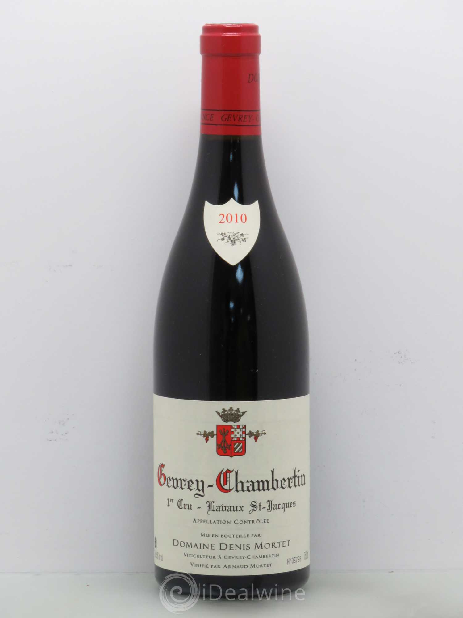 Gevrey-Chambertin 1er Cru Lavaux Saint Jacques Denis Mortet (Domaine) 2010 - Lot de 1 bouteille - 0