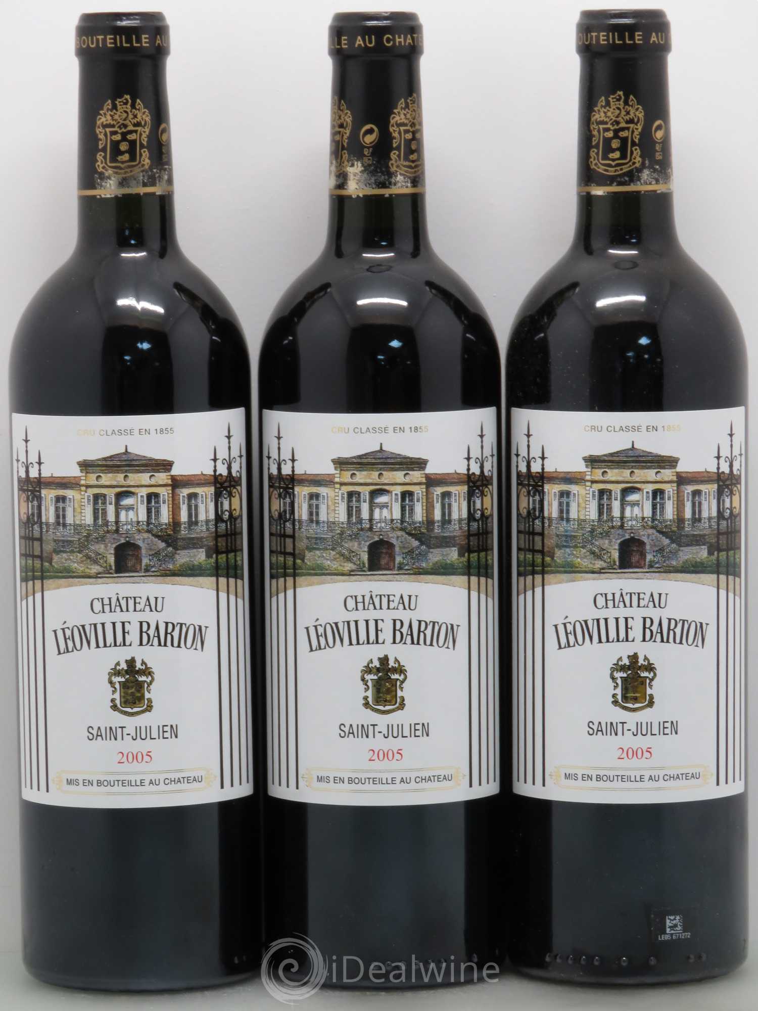 Château Léoville Barton 2ème Grand Cru Classé 2005 - Lot de 12 bouteilles - 1