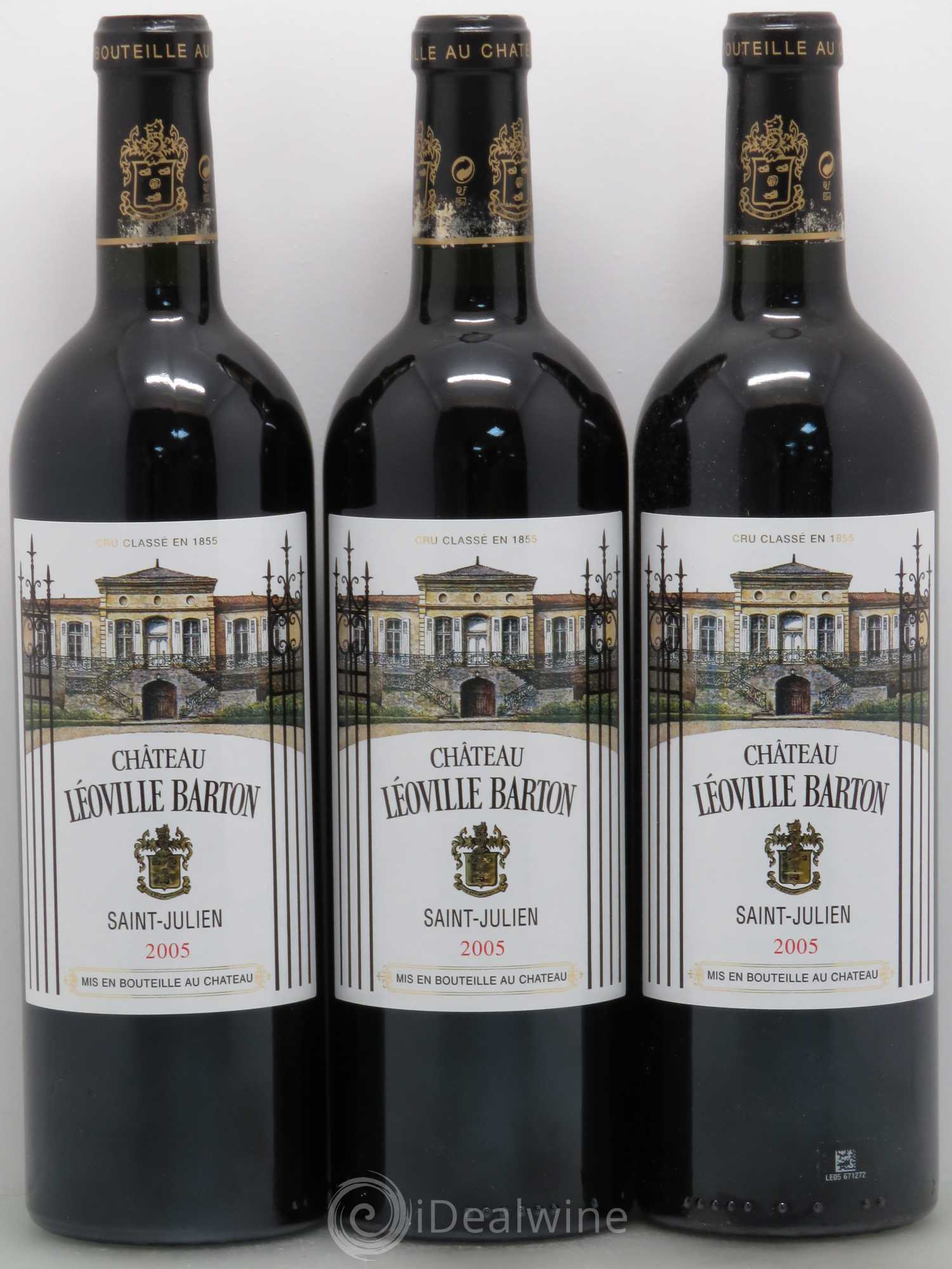Château Léoville Barton 2ème Grand Cru Classé 2005 - Lot de 12 bouteilles - 2