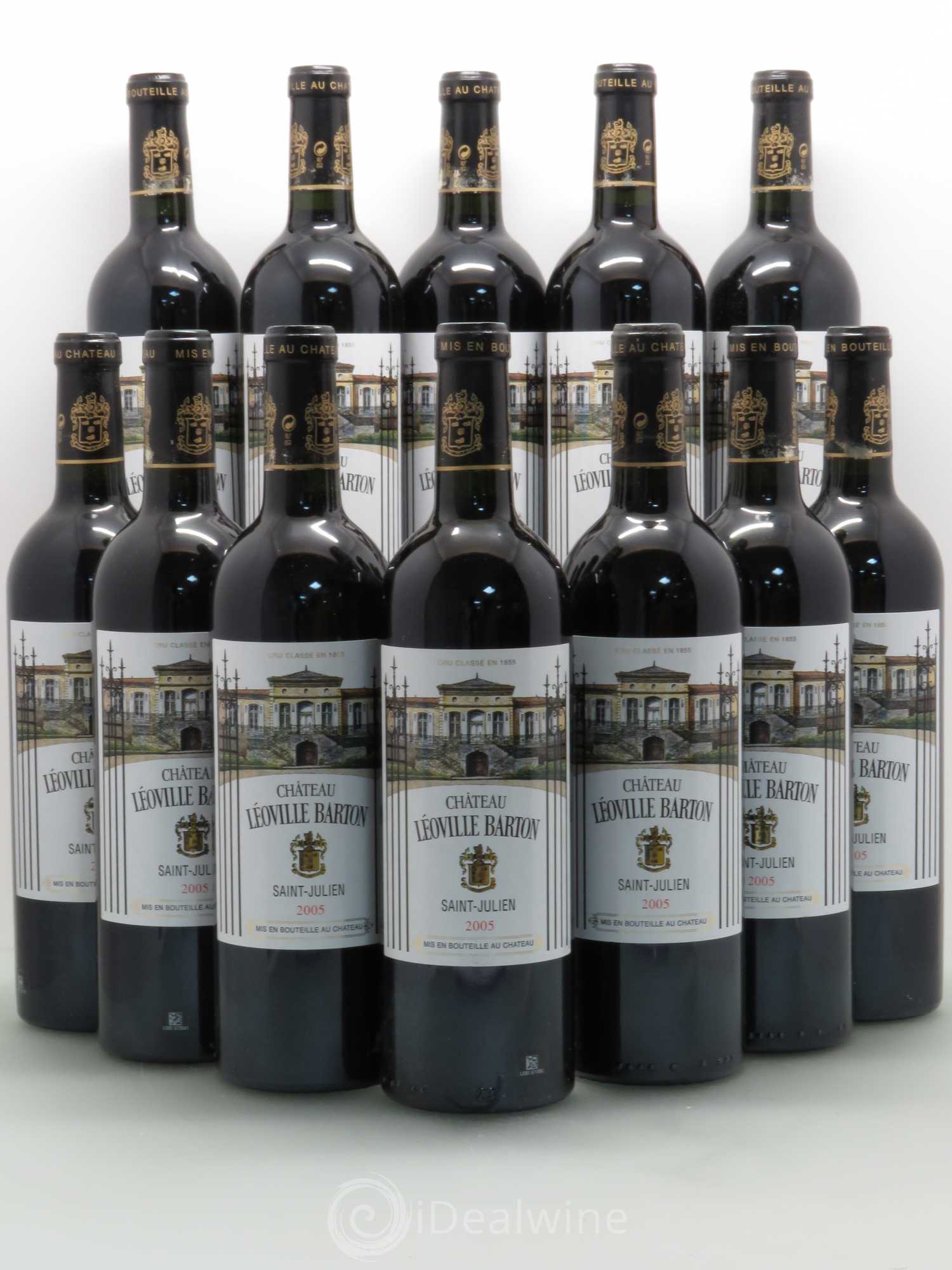 Château Léoville Barton 2ème Grand Cru Classé 2005 - Lot de 12 bouteilles - 0