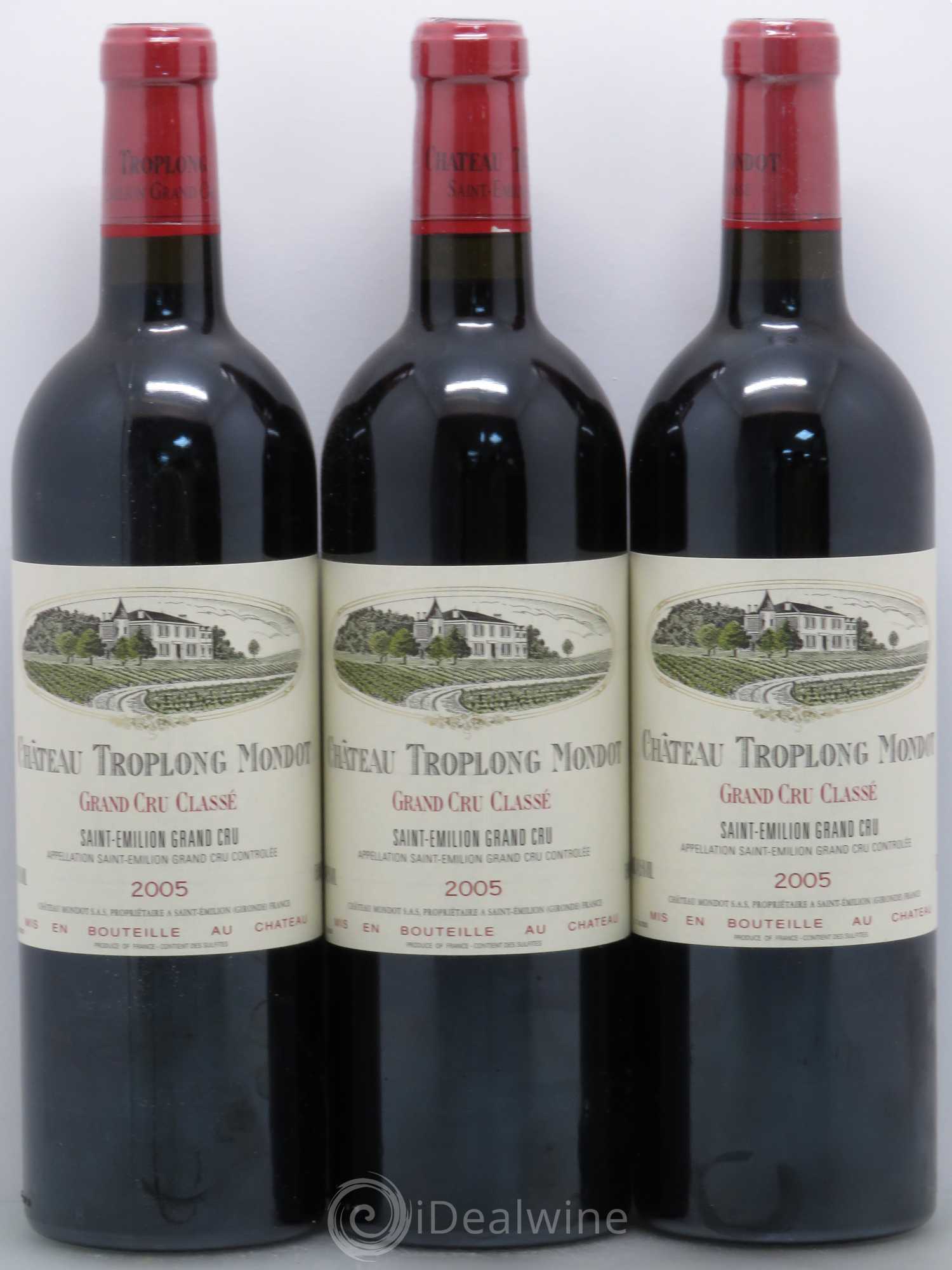 Château Troplong Mondot 1er Grand Cru Classé B 2005 - Lot de 12 bouteilles - 3