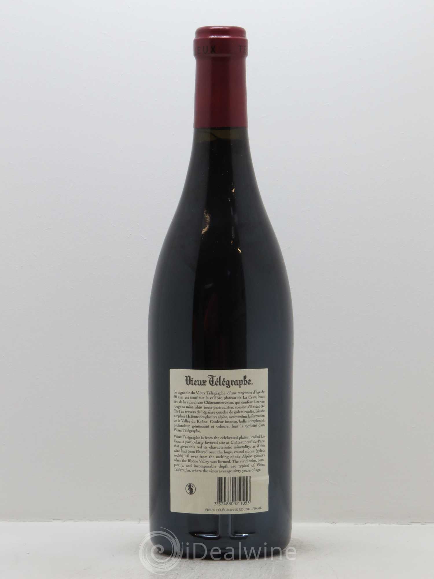Châteauneuf-du-Pape Vieux Télégraphe (Domaine du) Vignobles Brunier la Crau 2005 - Lot de 1 bouteille - 1