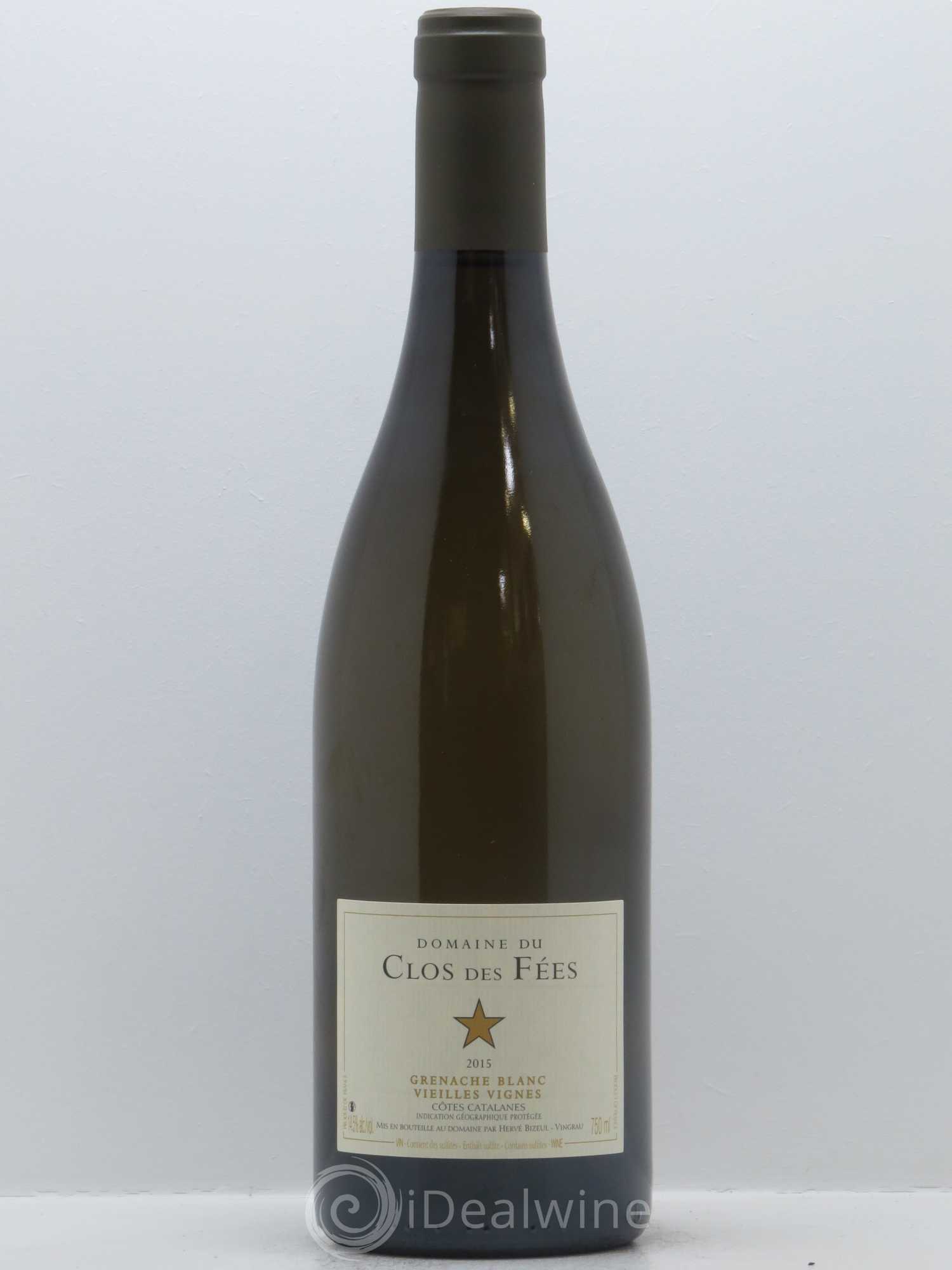 Côtes Catalanes Clos des Fées Vieilles vignes Hervé Bizeul 2015 - Lot de 1 bouteille - 0