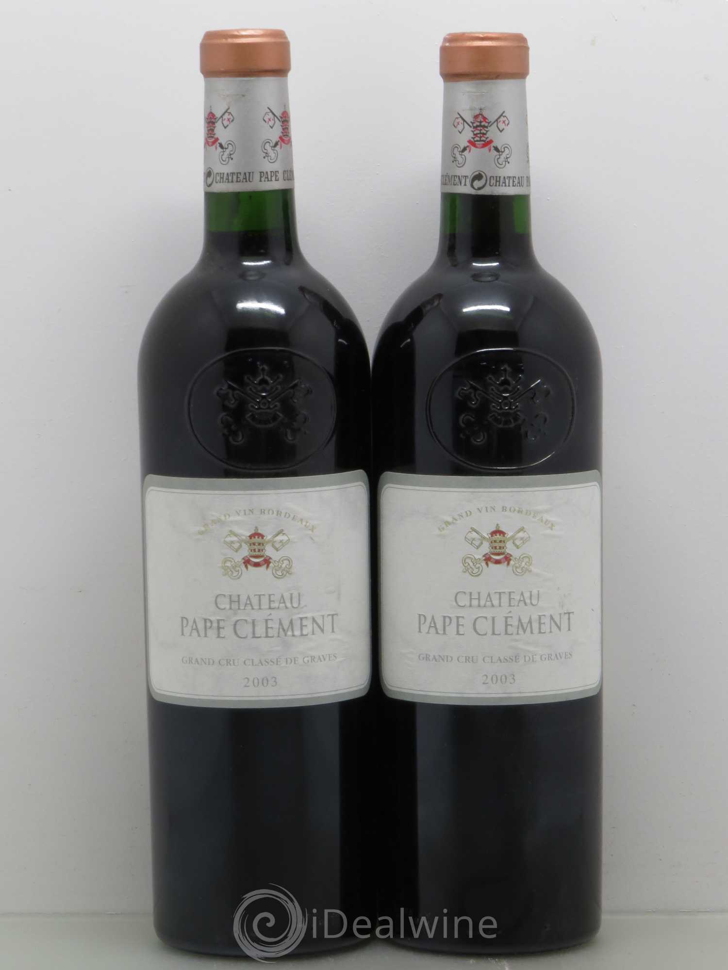Château Pape Clément Cru Classé de Graves 2003 - Lot de 2 bouteilles - 0