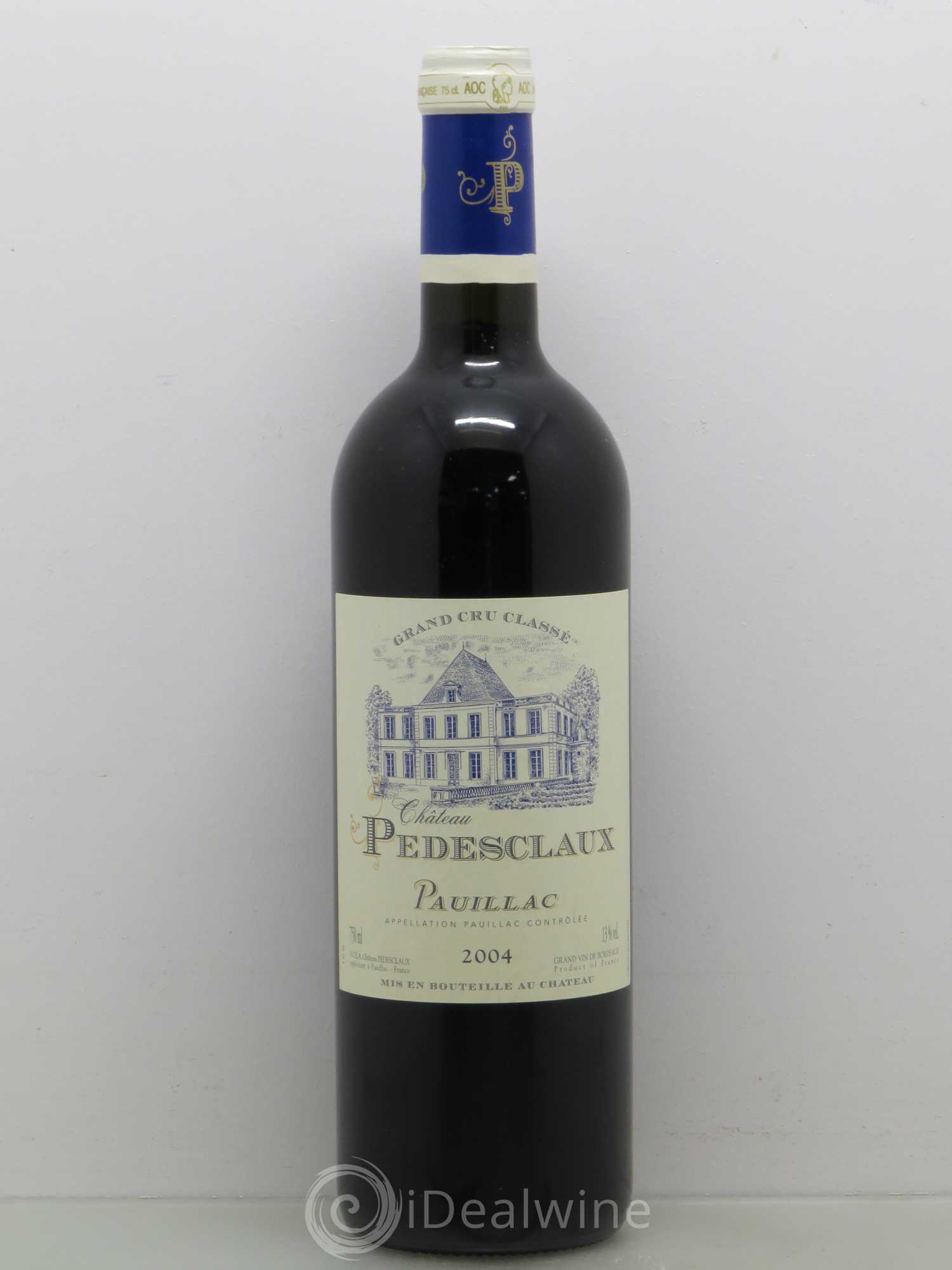 Château Pedesclaux 5ème Grand Cru Classé 2004 - Lot de 1 bouteille - 0