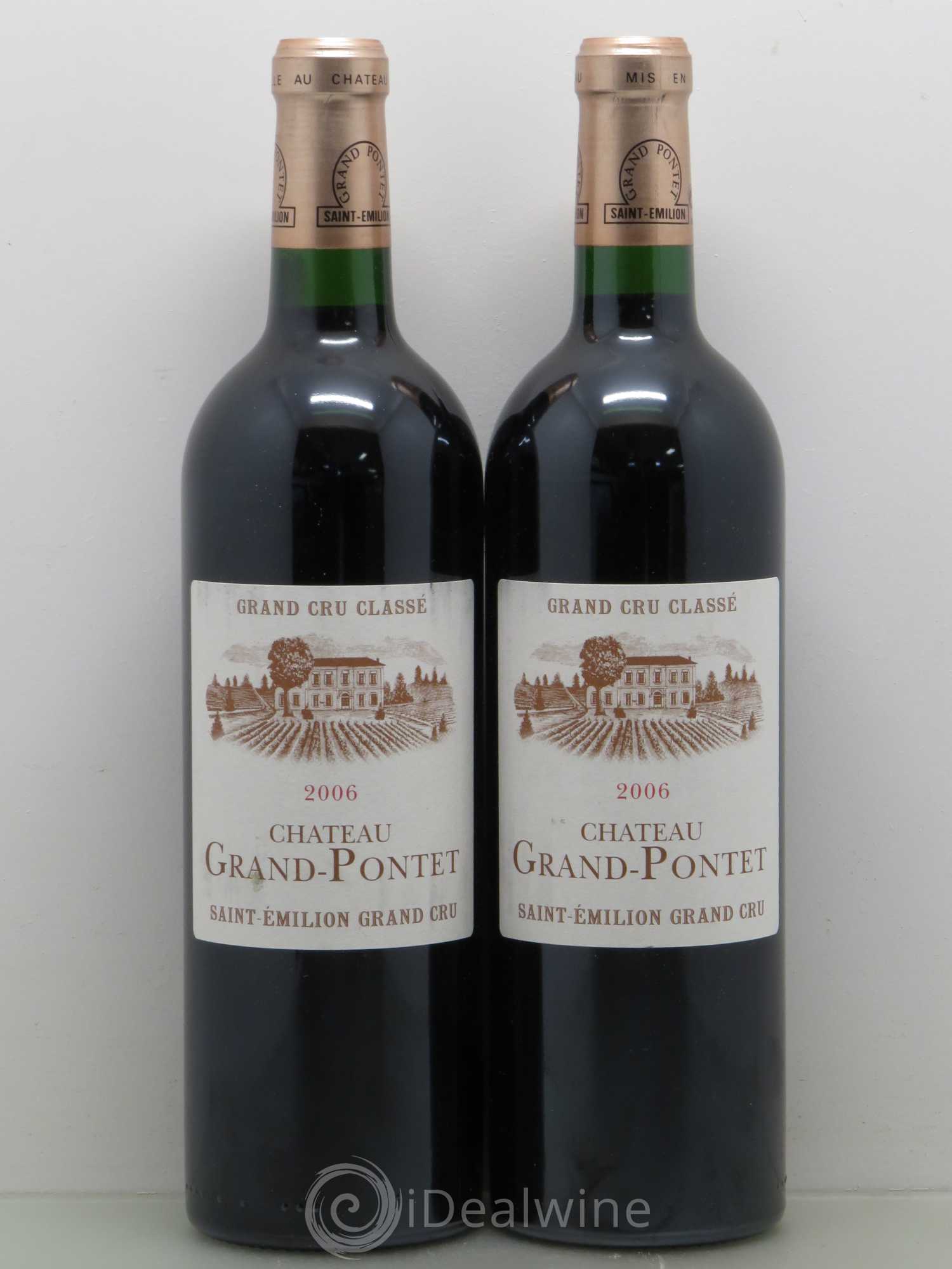 Château Grand Pontet Grand Cru Classé 2006 - Lot de 2 bouteilles - 0