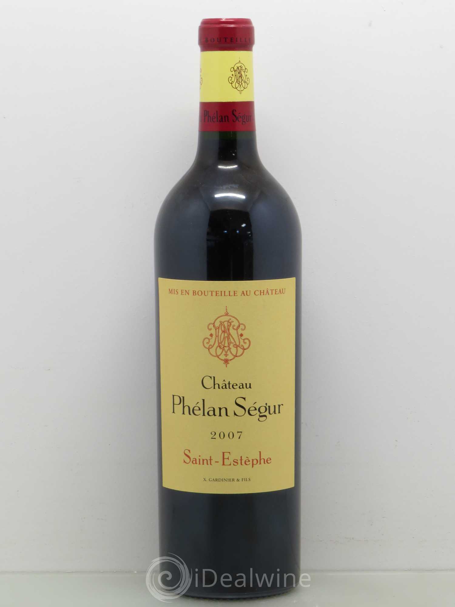 Château Phélan Ségur 2007 - Lot de 1 bouteille - 0
