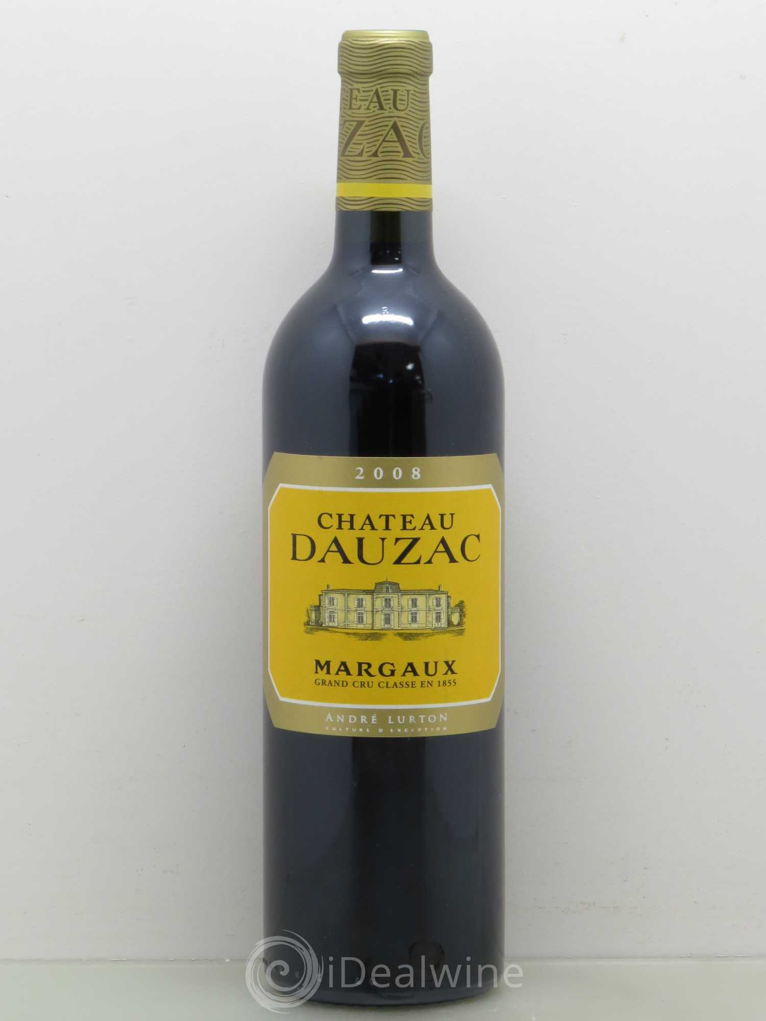 Château Dauzac 5ème Grand Cru Classé 2008 - Lot de 1 bouteille - 0