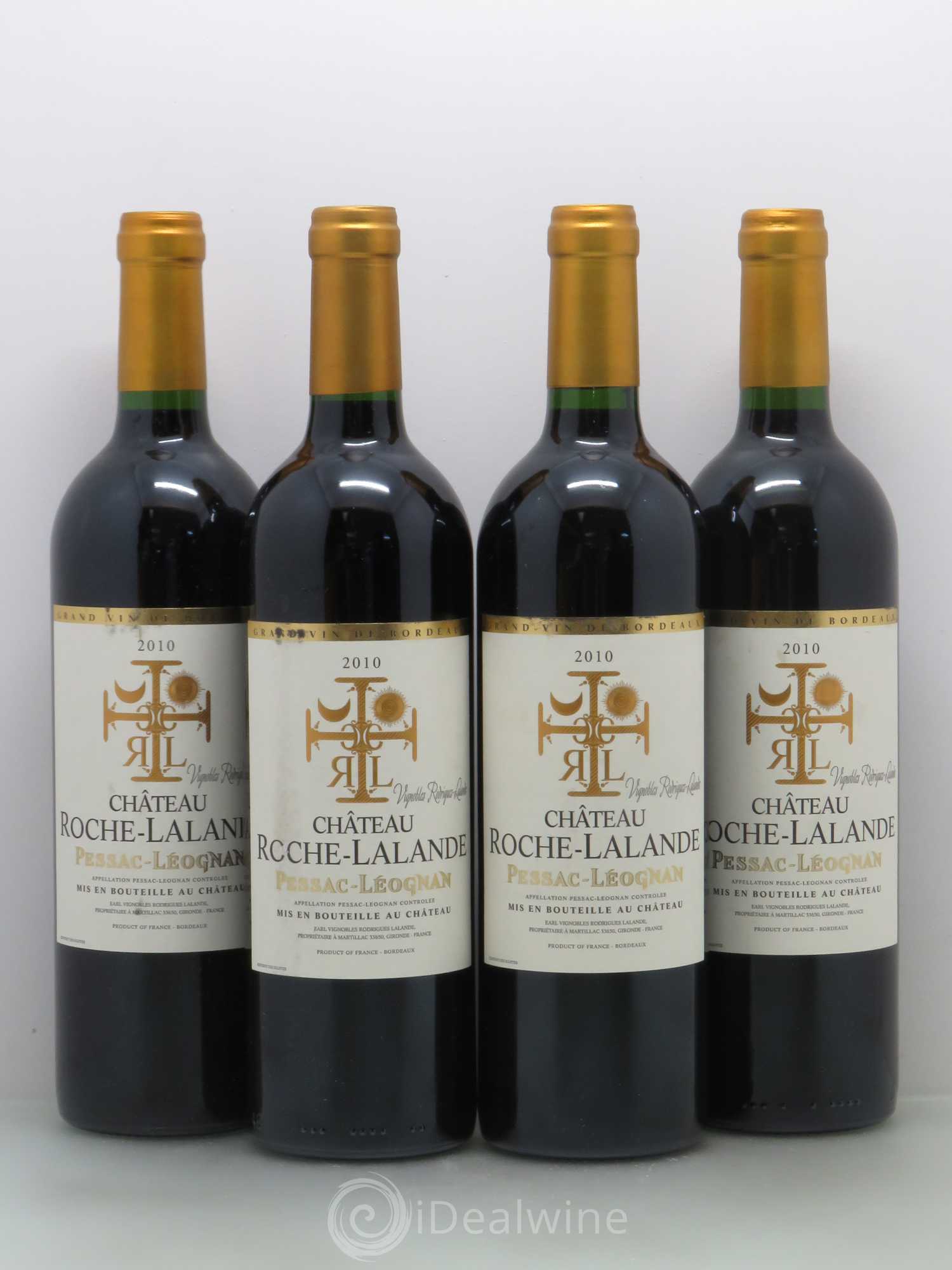 Bordeaux Château Roche-Lalande - Pessac Léognan 2010 - Posten von 4 Flaschen - 0