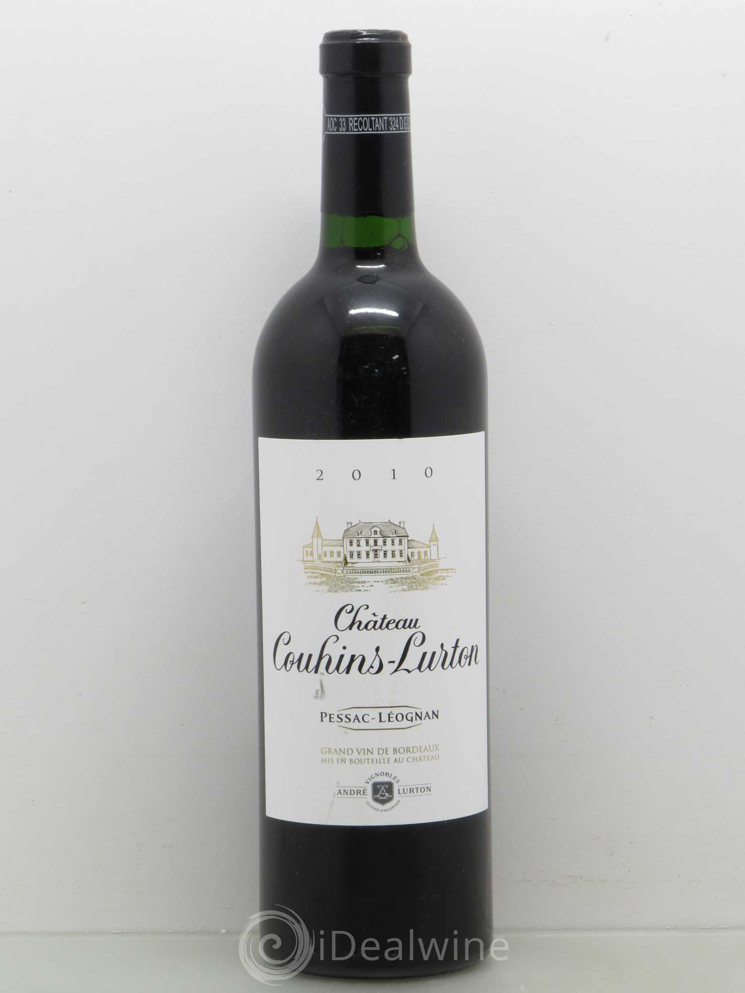 Pessac-Léognan Château Couhins-Lurton 2010 - Posten von 1 Flasche - 0