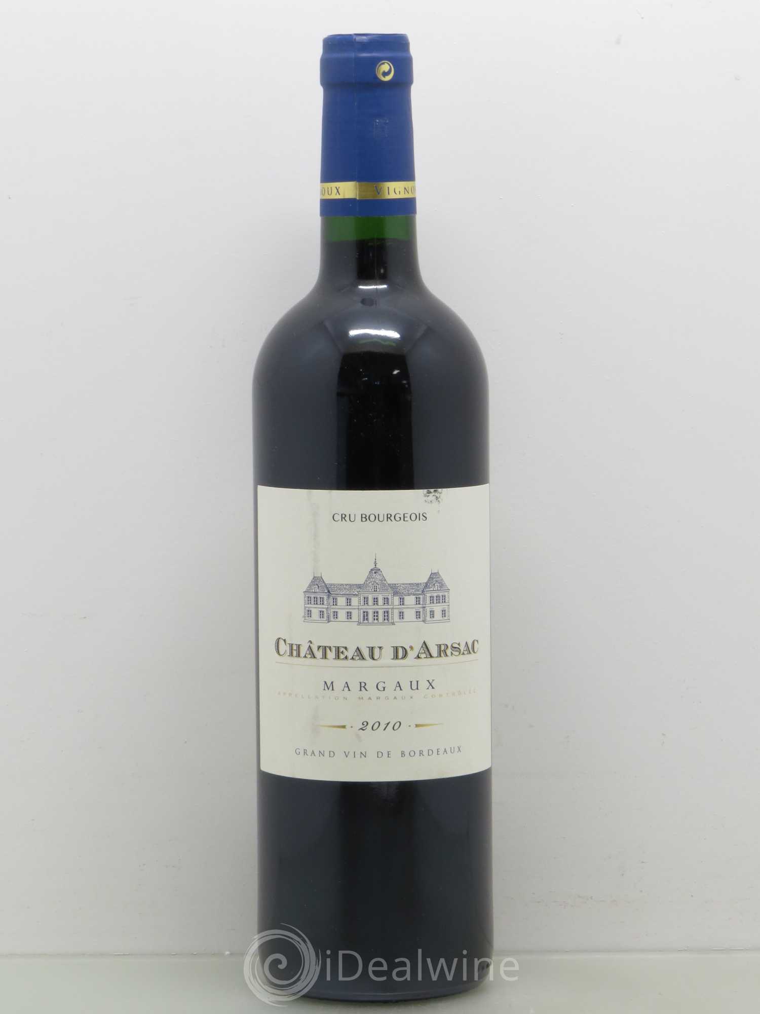 Château d' Arsac Cru Bourgeois 2010 - Lot de 1 bouteille - 0