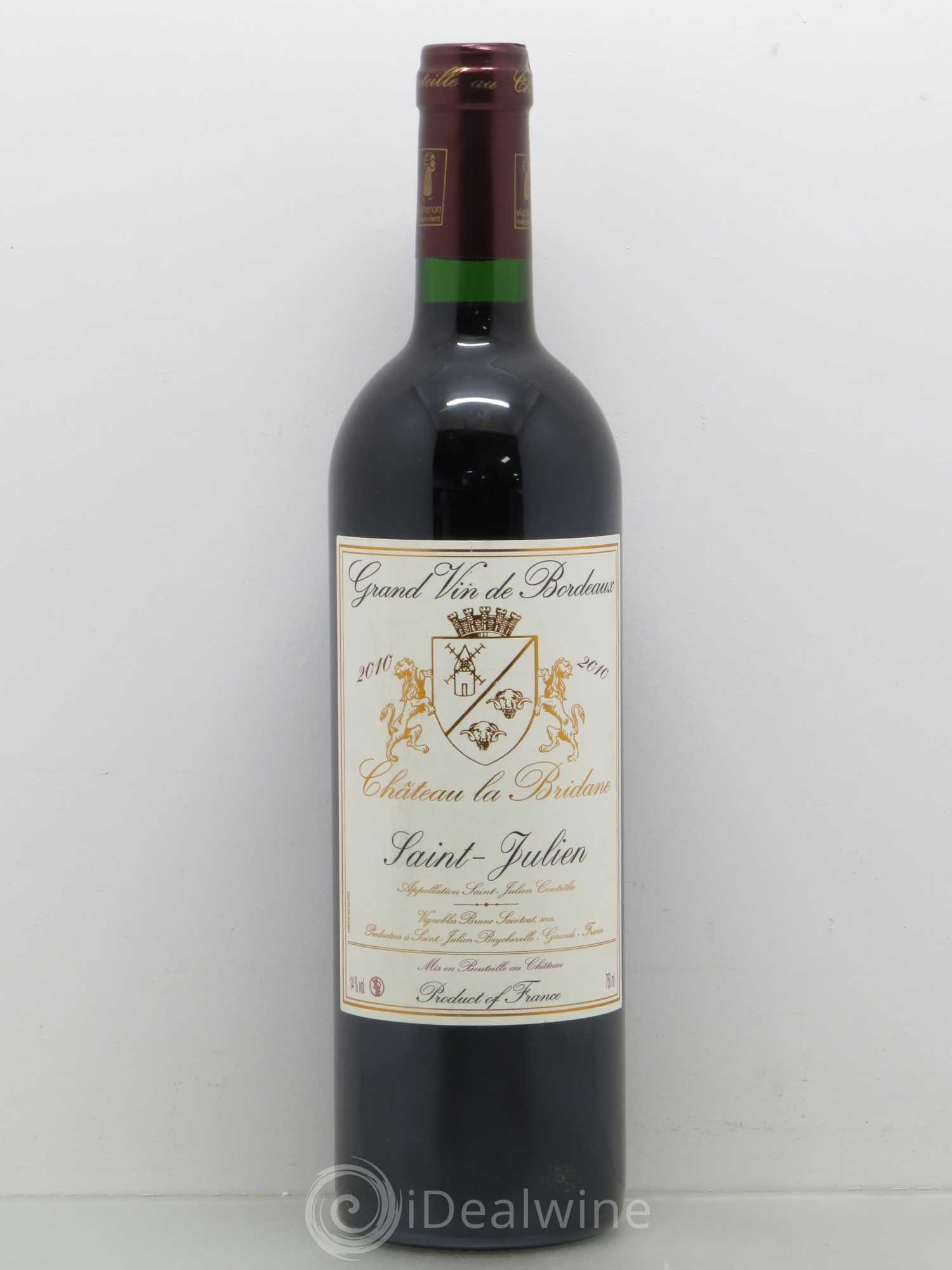 Château la Bridane Cru Bourgeois 2010 - Posten von 1 Flasche - 0