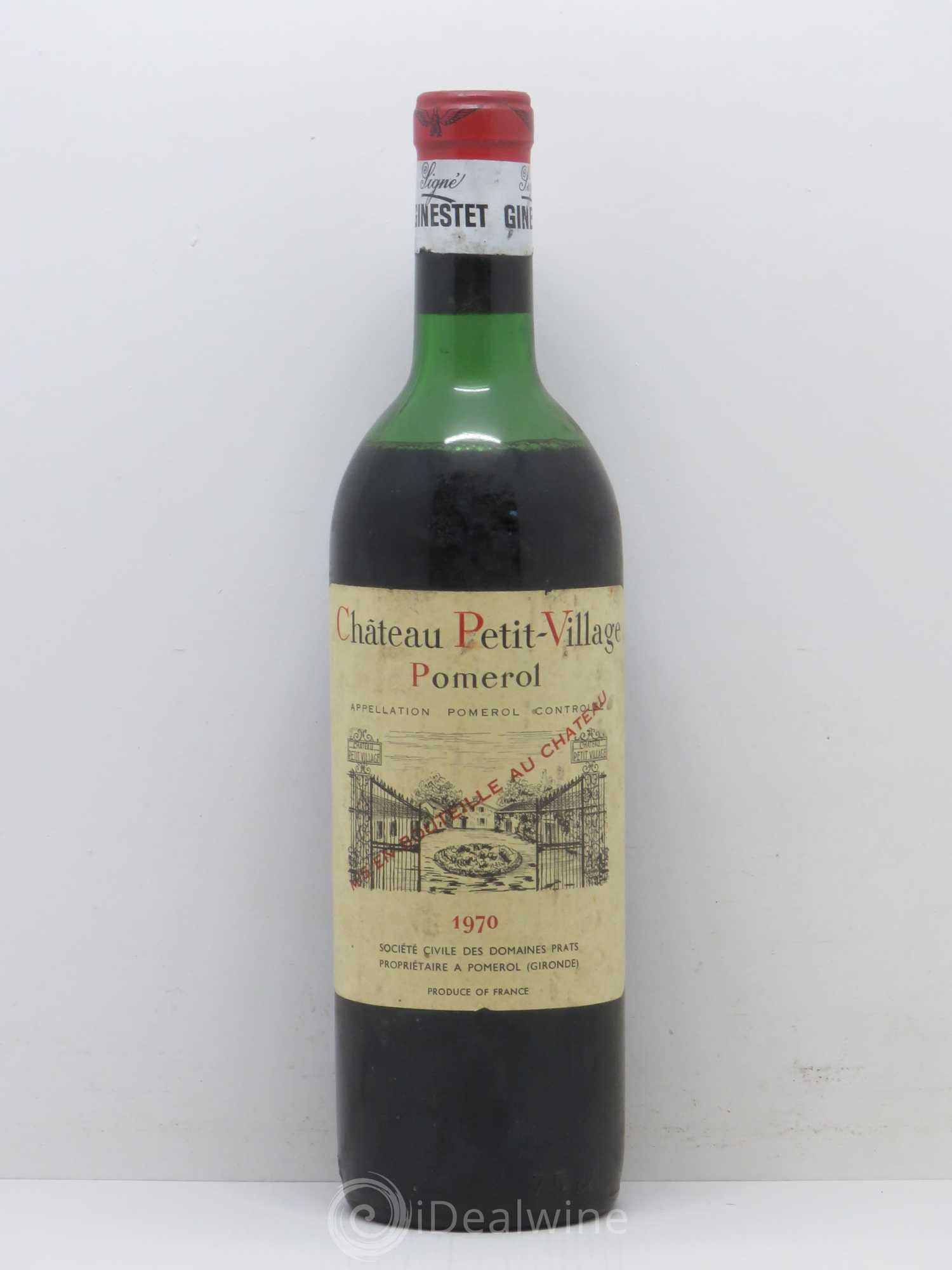 Château Petit Village 1970 - Lot de 1 bouteille - 0
