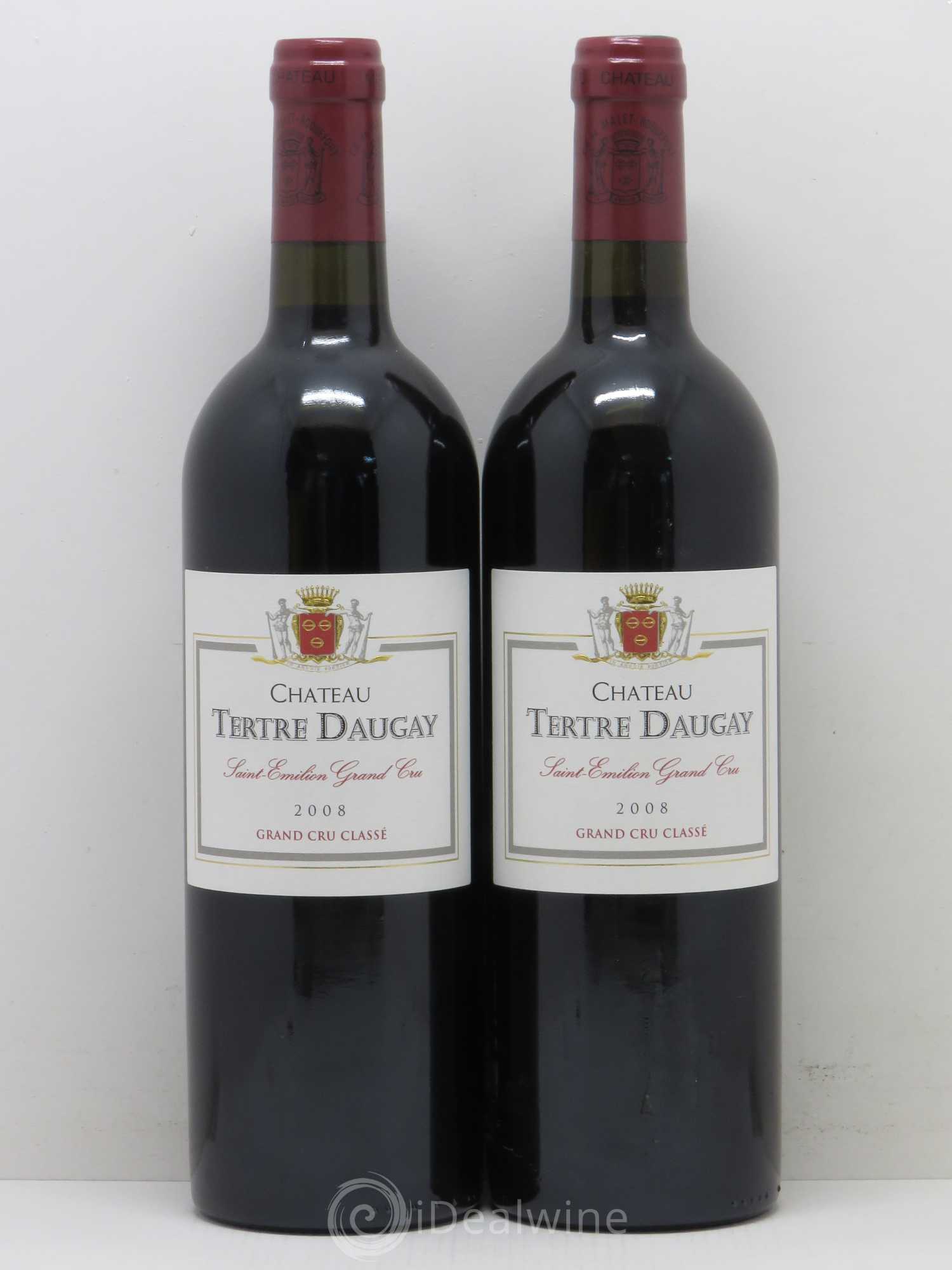 Château Tertre Daugay Grand Cru Classé 2008 - Lot de 2 bouteilles - 0