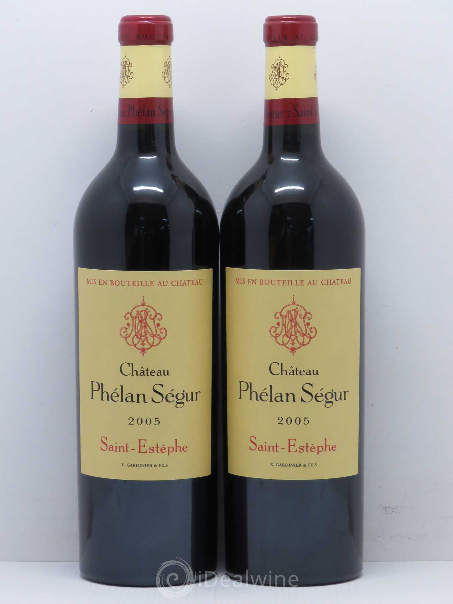 Château Phélan Ségur 2005 - Lot de 2 bouteilles - 0