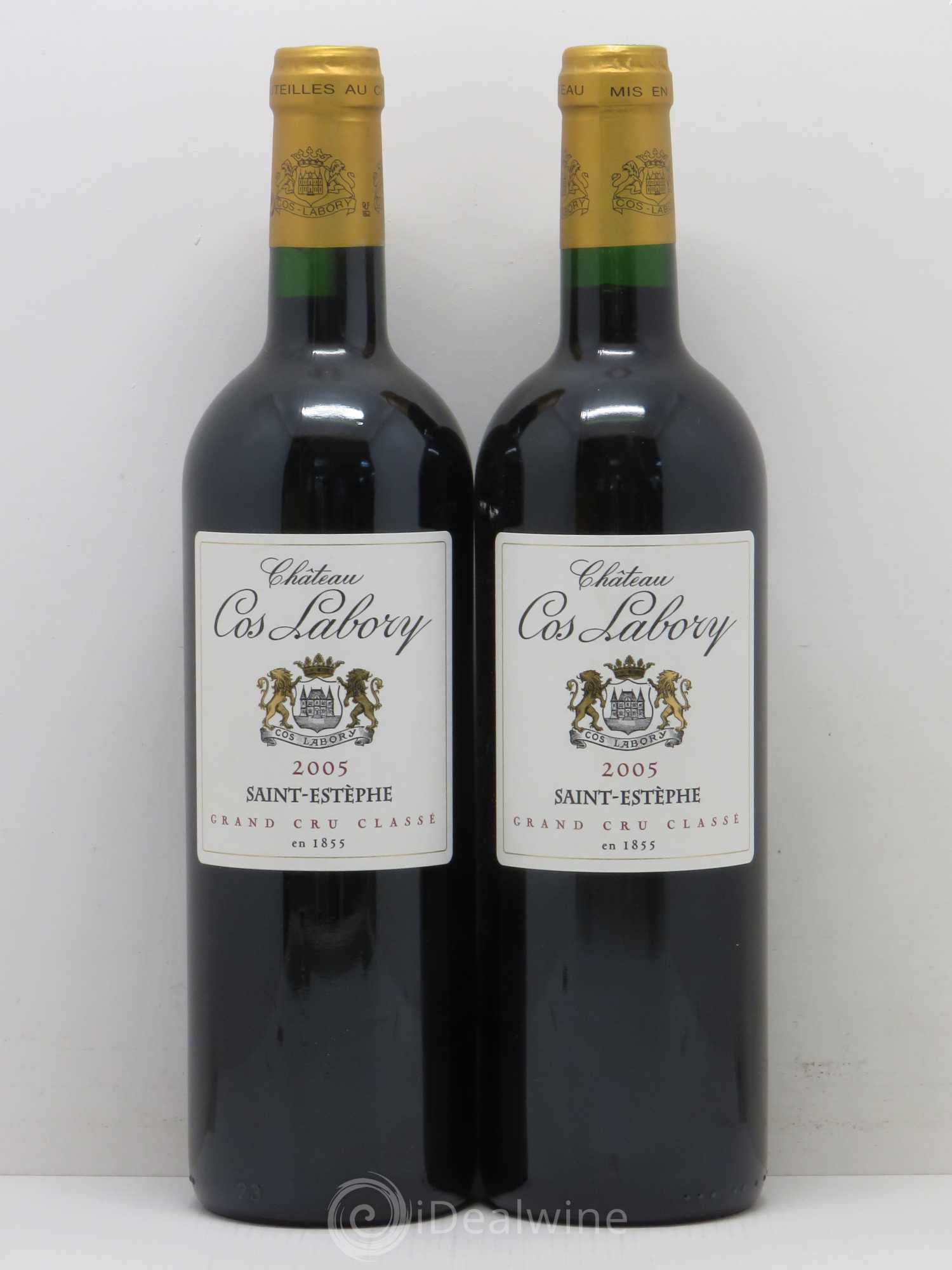 Château Cos Labory 5ème Grand Cru Classé 2005 - Lot de 2 bouteilles - 0