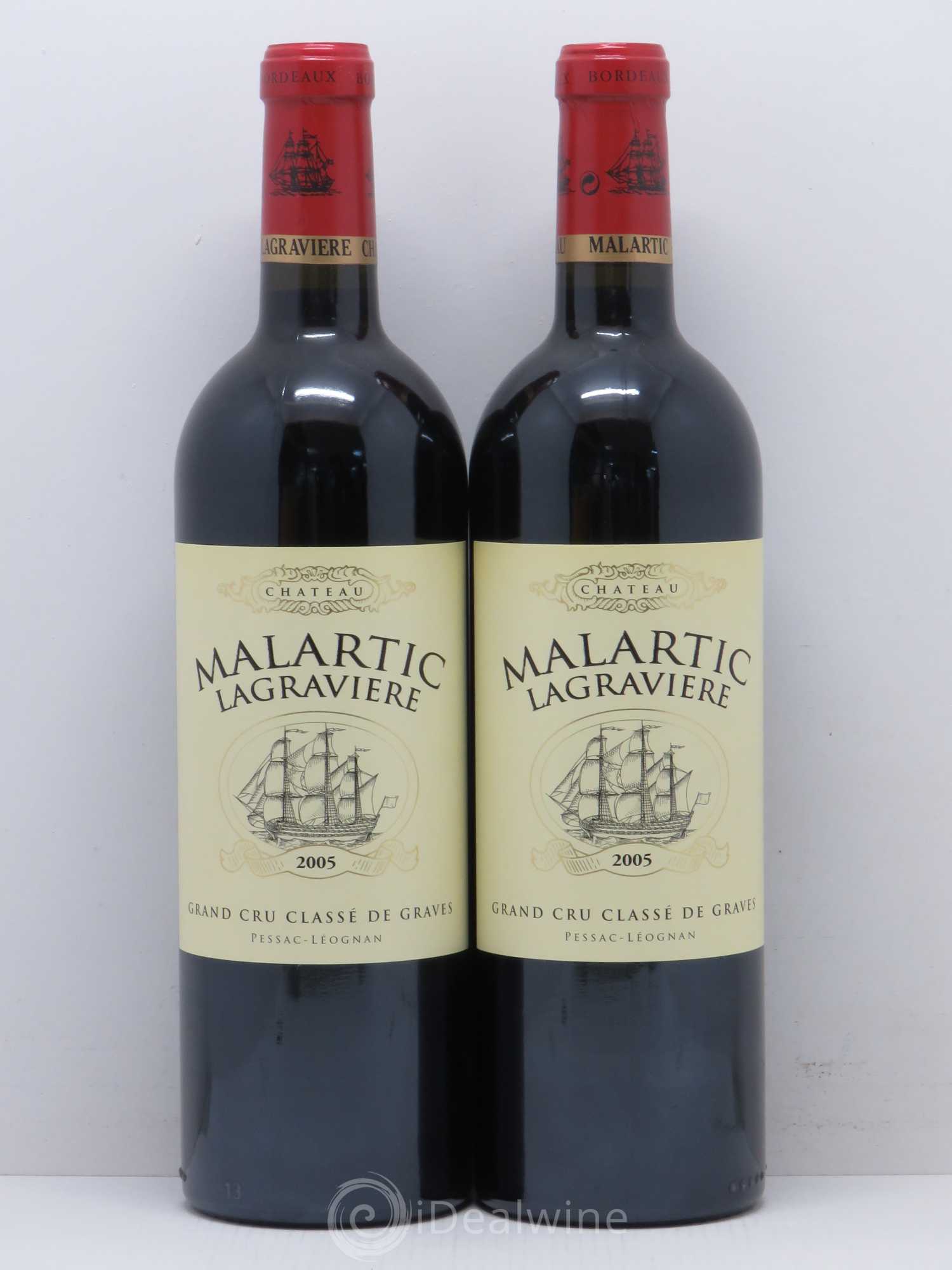 Château Malartic-Lagravière Cru Classé de Graves 2005 - Lot de 2 bouteilles - 0