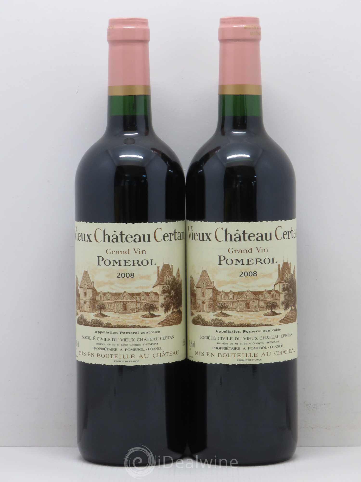 Vieux Château Certan 2008 - Lot de 2 bouteilles - 0