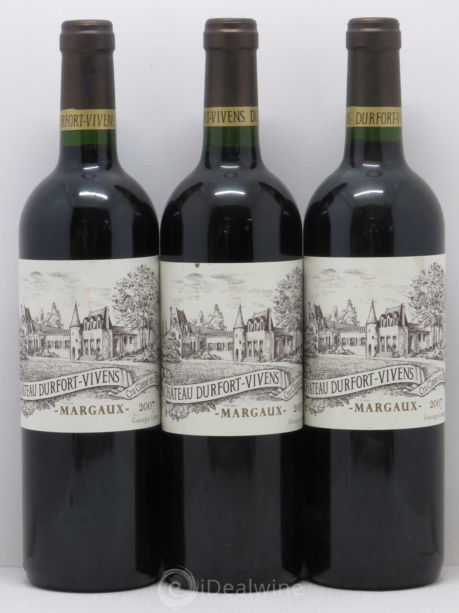 Château Durfort Vivens 2ème Grand Cru Classé 2007 - Lot de 3 bouteilles - 0