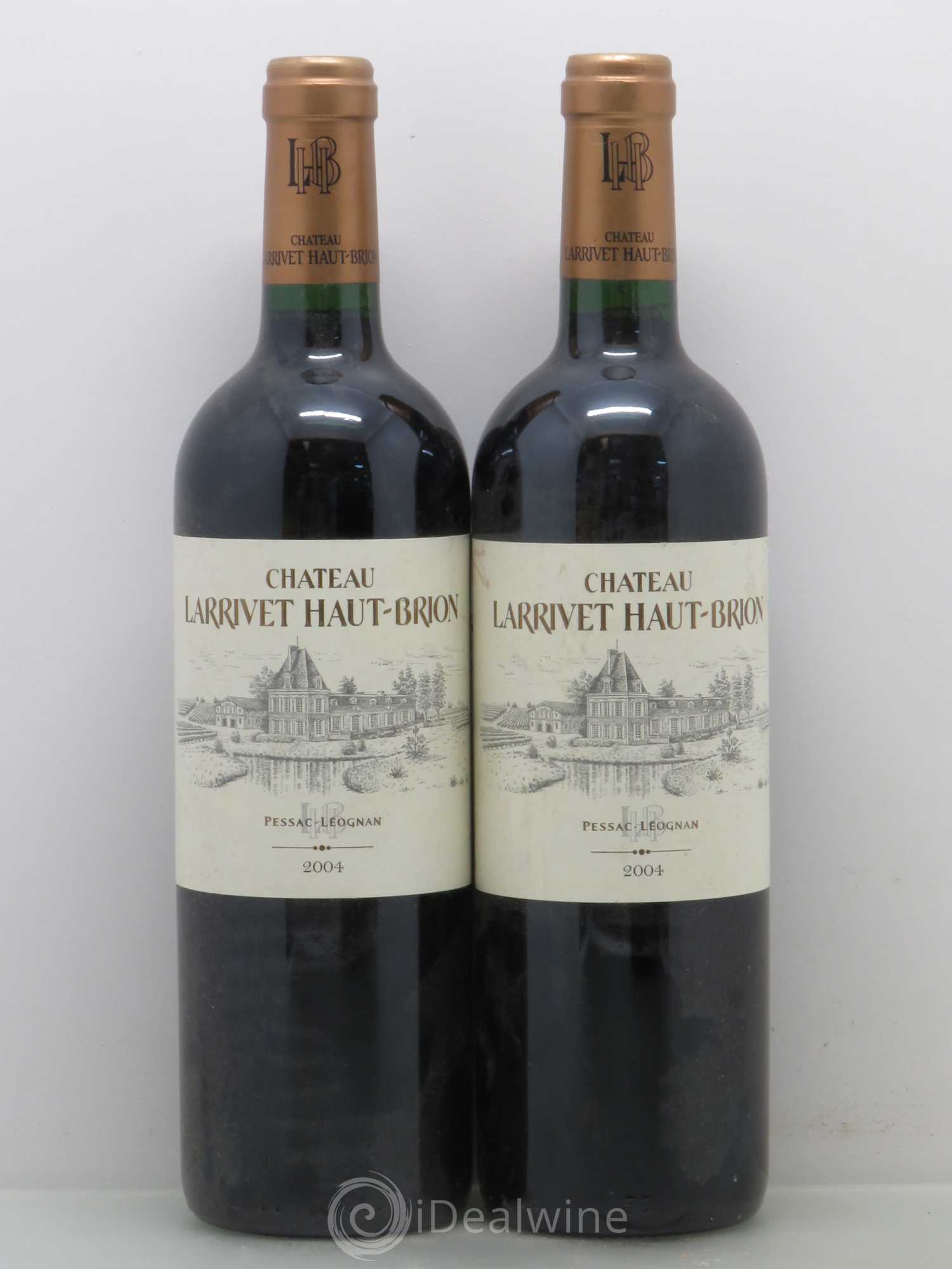 Château Larrivet Haut-Brion 2004 - Lot de 2 bouteilles - 0