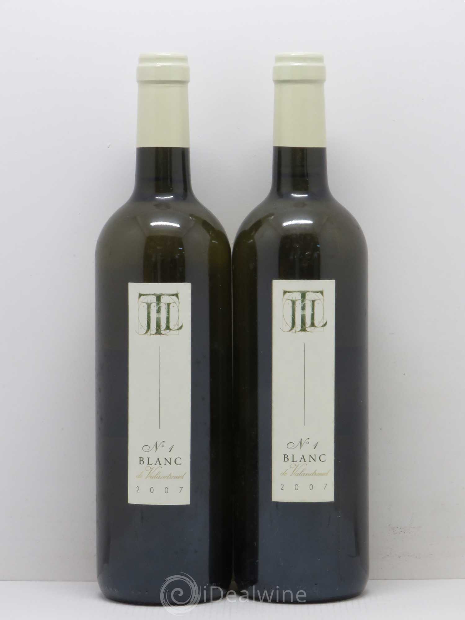 Bordeaux Numéro 1 Blanc de Valandraud 2007 - Posten von 2 Flaschen - 0