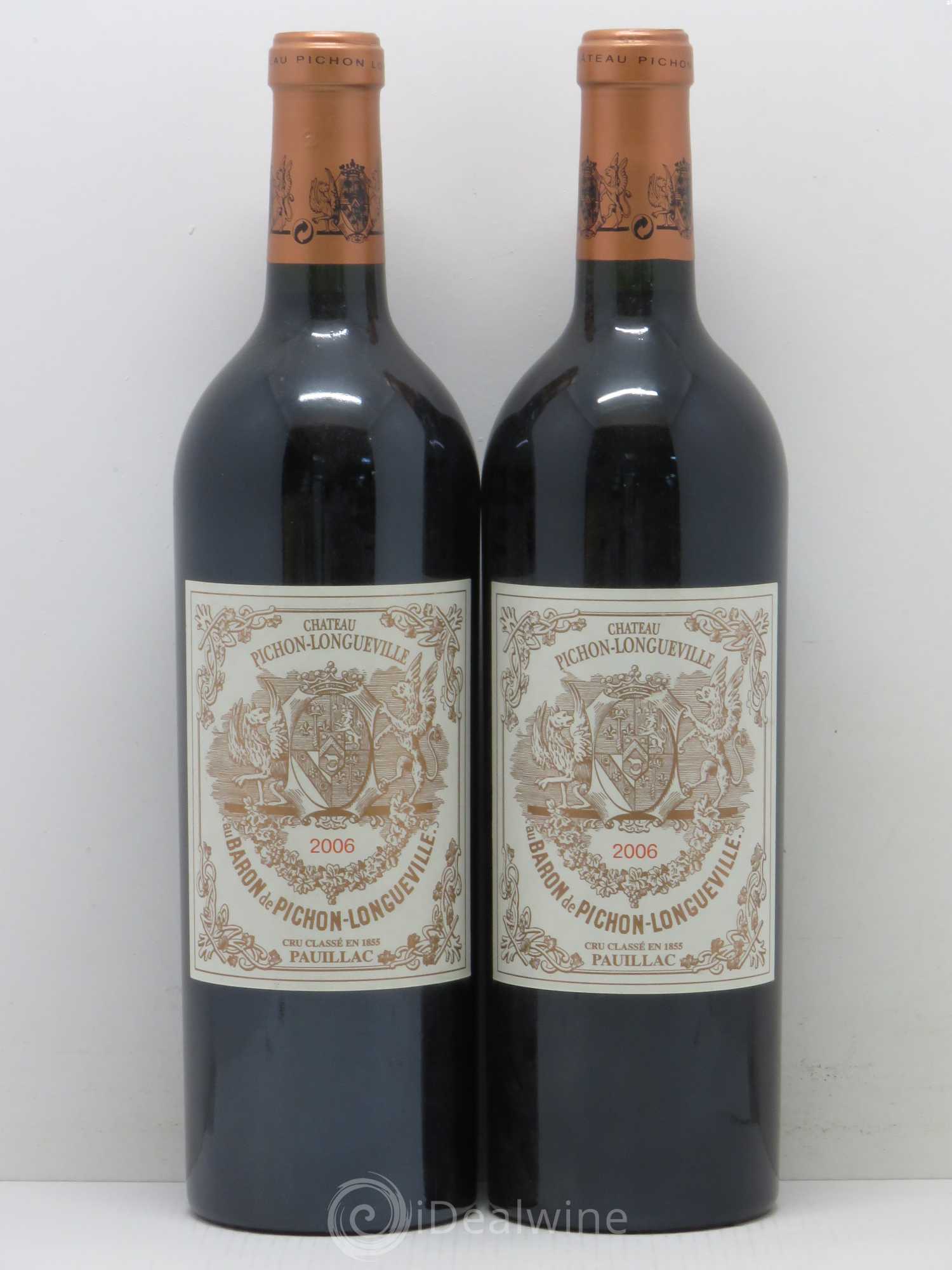 Pichon Longueville Baron 2ème Grand Cru Classé 2006 - Lot de 2 bouteilles - 0