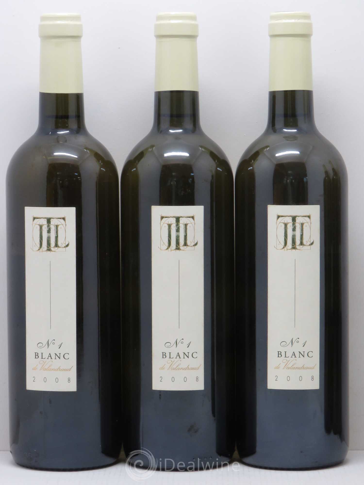 Bordeaux Numéro 1 Blanc de Valandraud 2008 - Posten von 5 Flaschen - 1