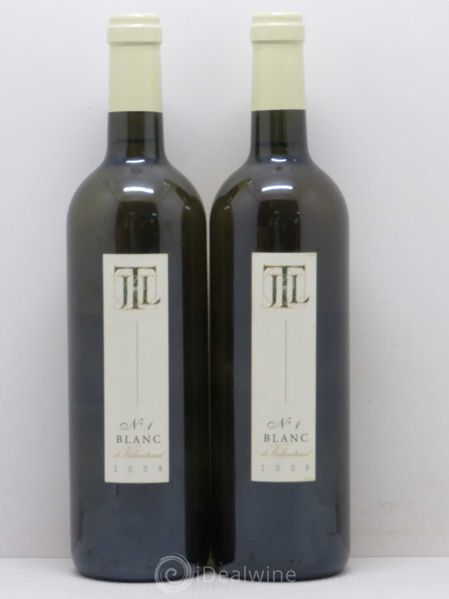 Bordeaux Numéro 1 Blanc de Valandraud 2008 - Posten von 5 Flaschen - 2