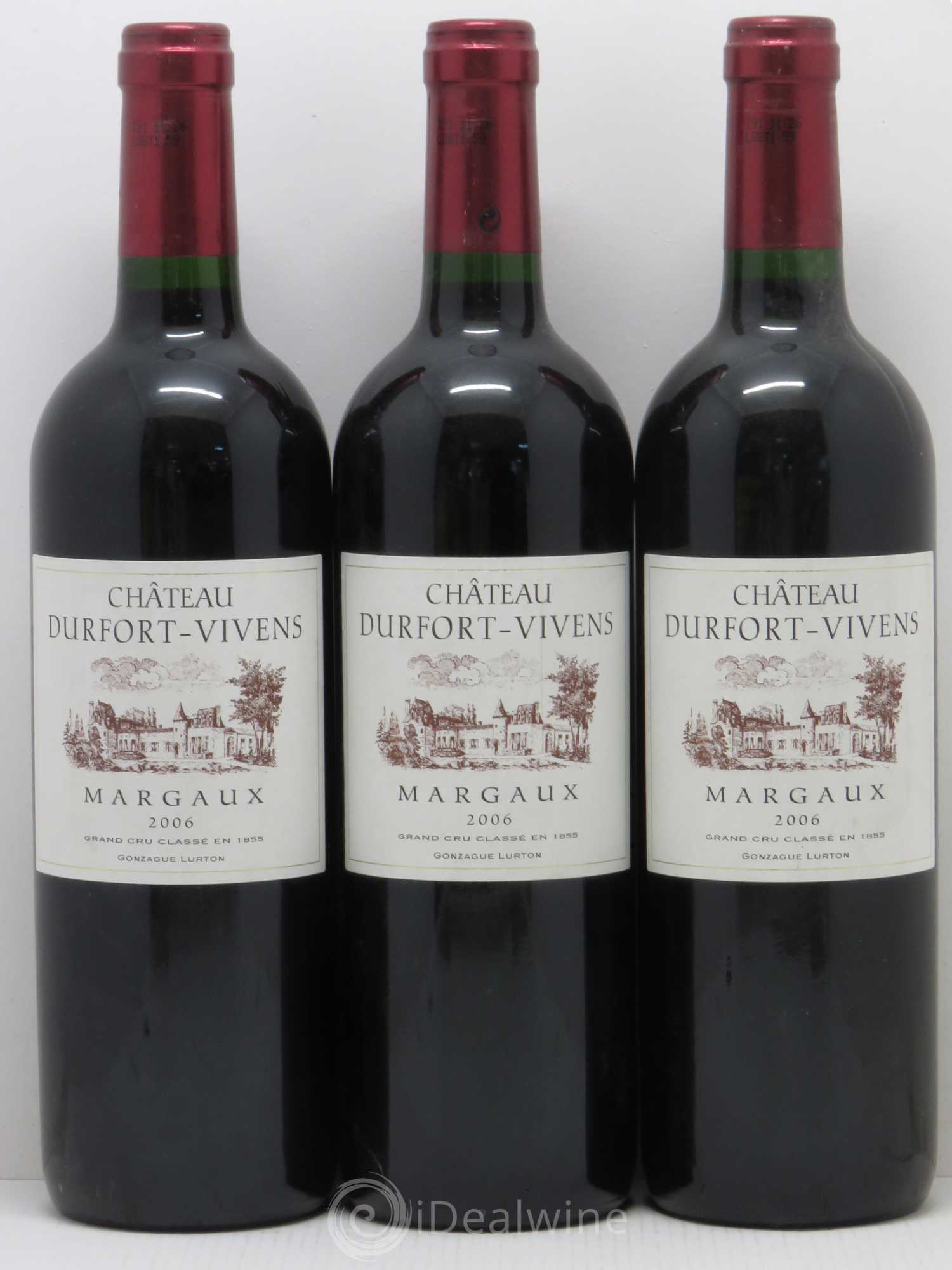 Château Durfort Vivens 2ème Grand Cru Classé 2006 - Lot de 3 bouteilles - 0