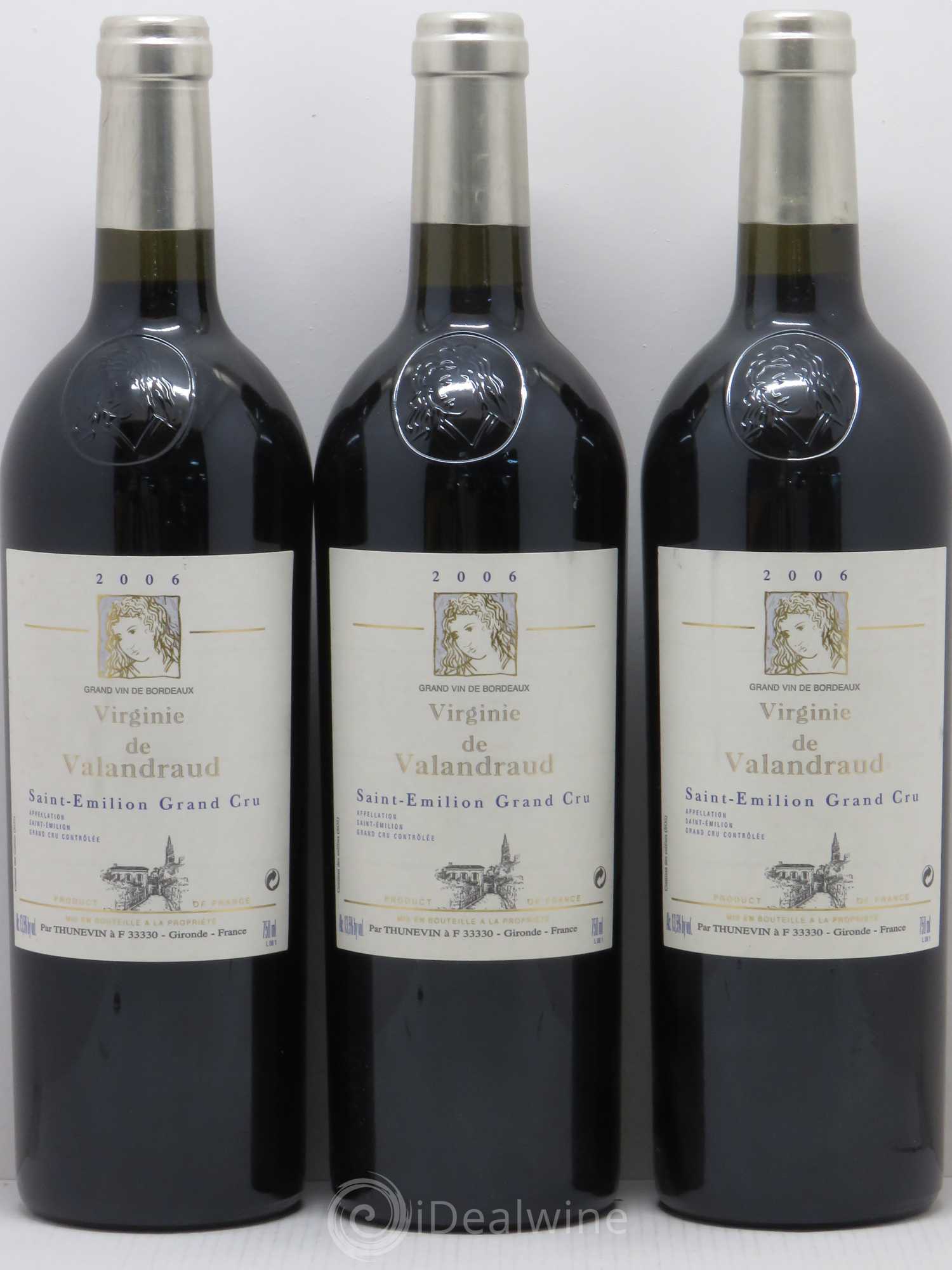 Virginie de Valandraud 2006 - Lot de 3 bouteilles - 0