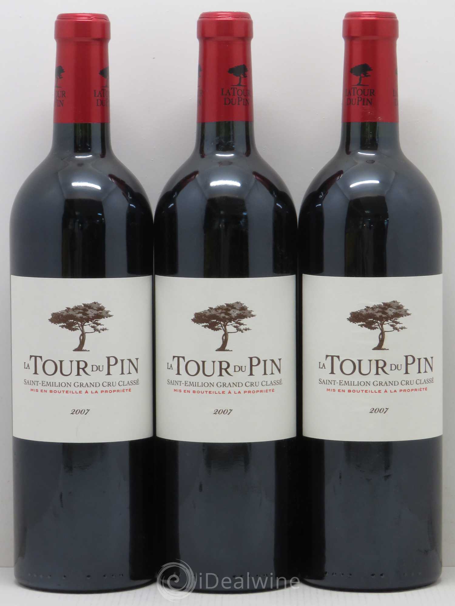 Saint-Émilion La Tour du Pin 2007 - Posten von 3 Flaschen - 0