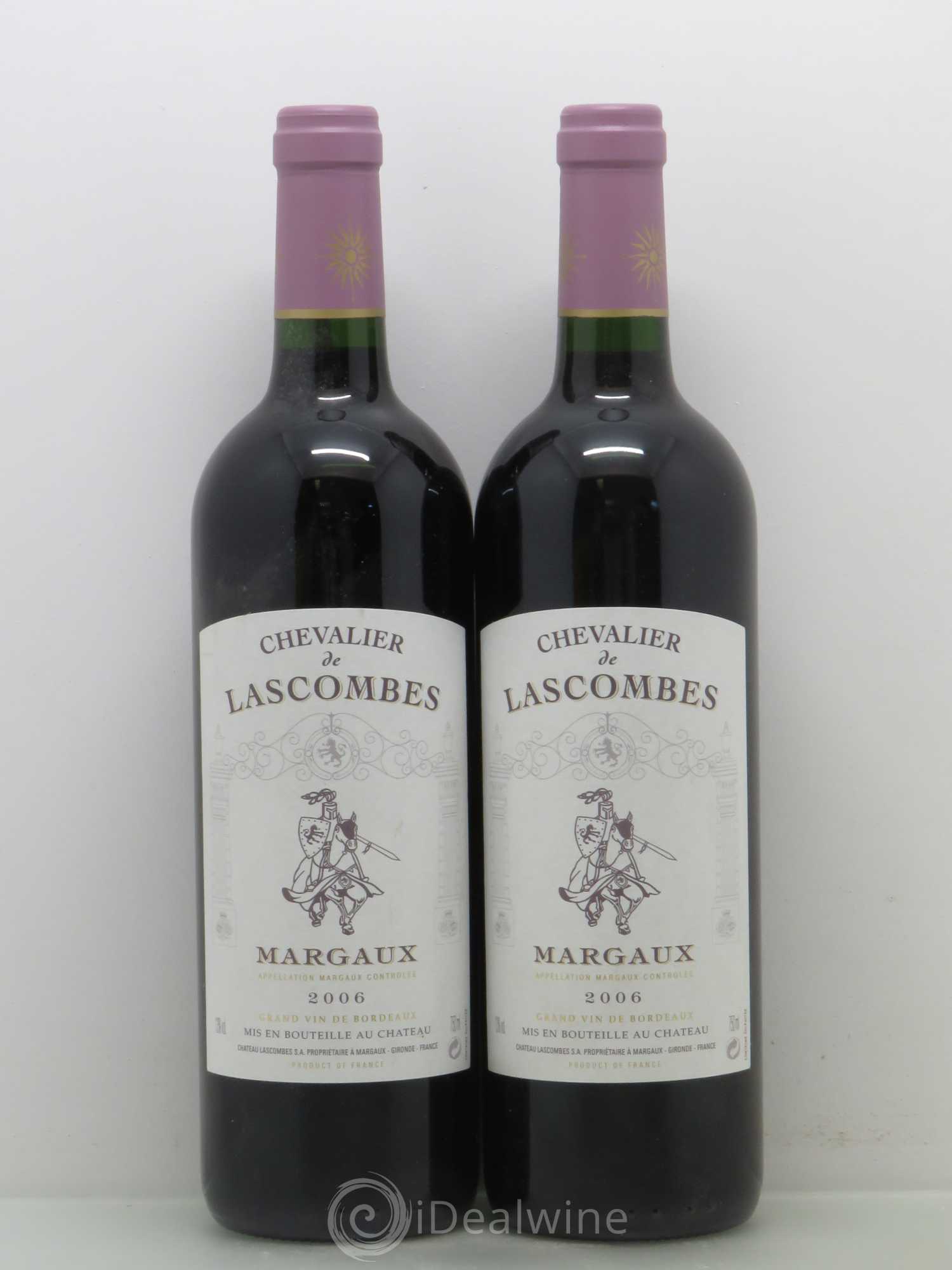 Chevalier de Lascombes Second Vin 2006 - Lot de 2 bouteilles - 0